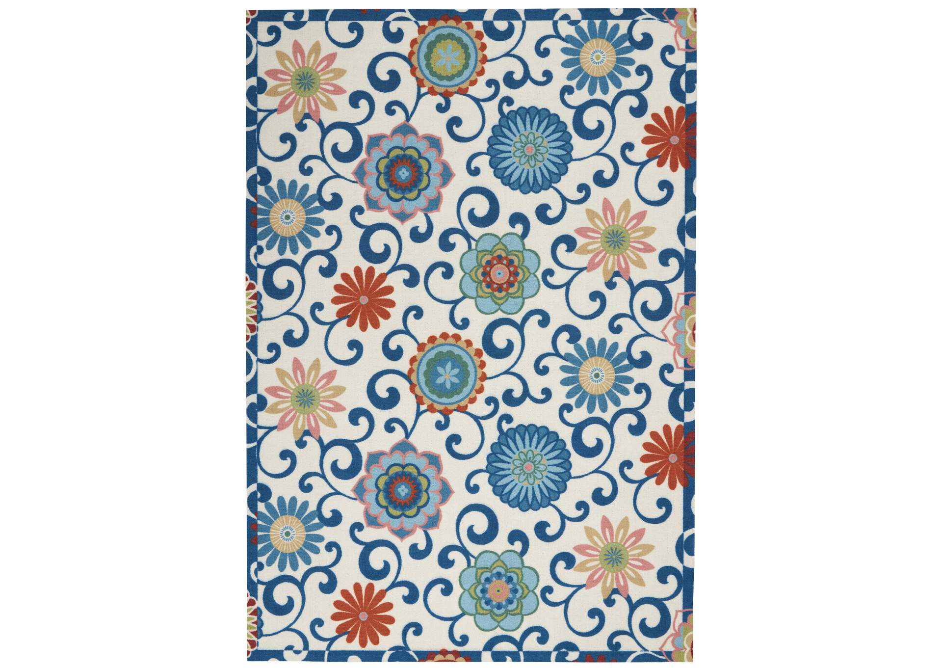 Waverly Wav01/Sun & Shade 4' x 6' Area Rug,Nourison