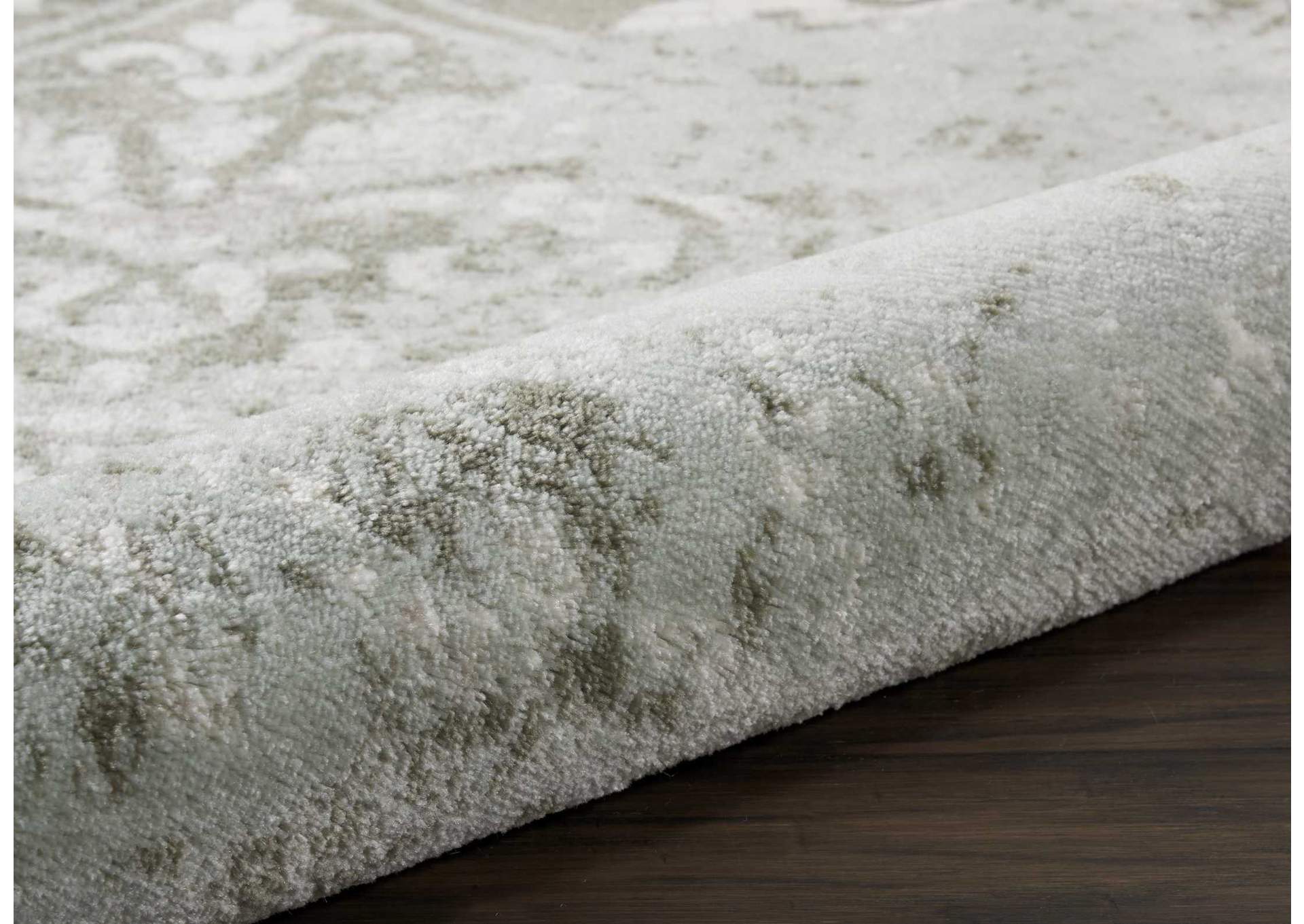 Nourison Euphoria EUP06 Grey 8' Square Large Rug,Nourison