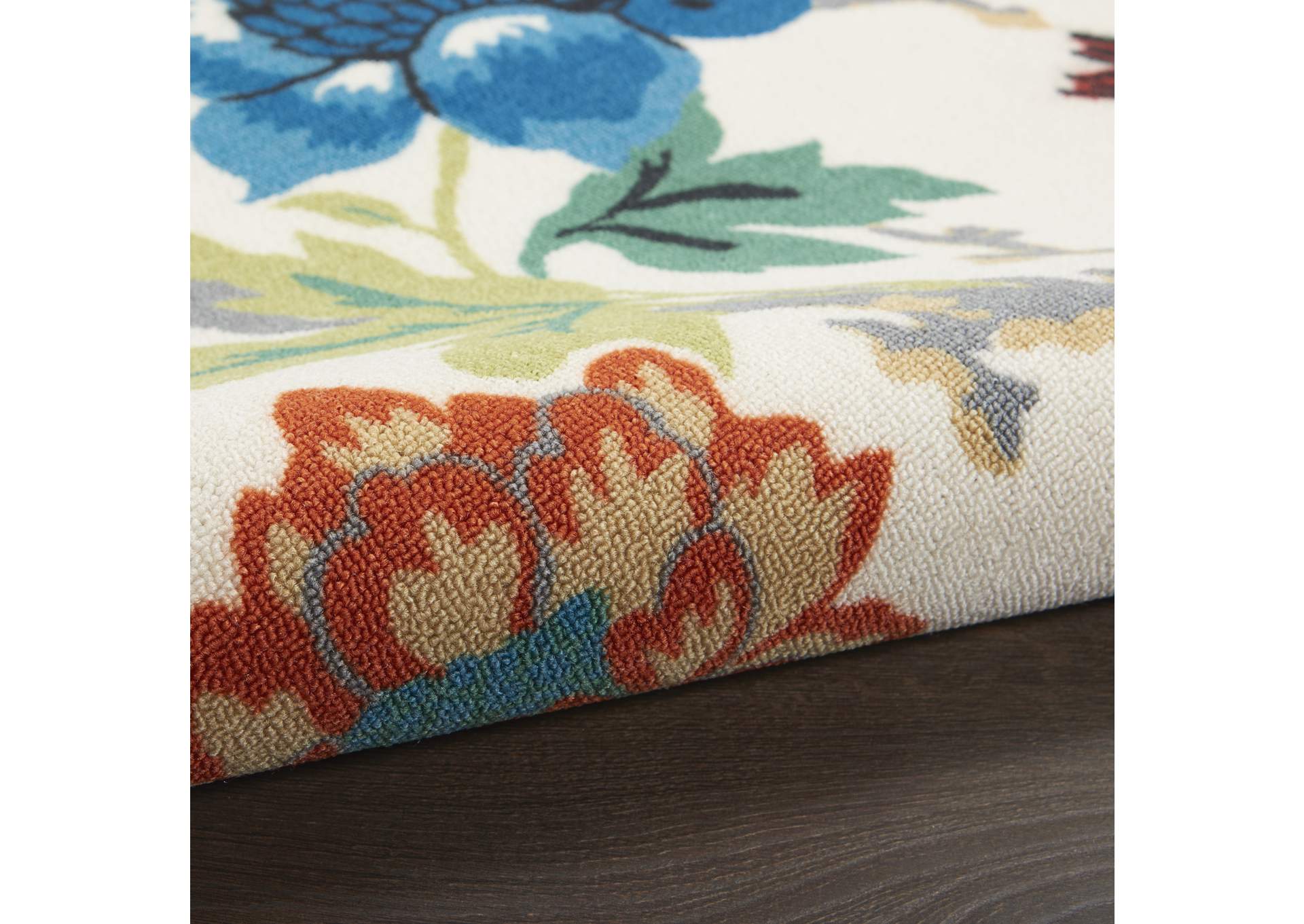 Waverly Wav01/Sun & Shade 8' Runner Area Rug,Nourison