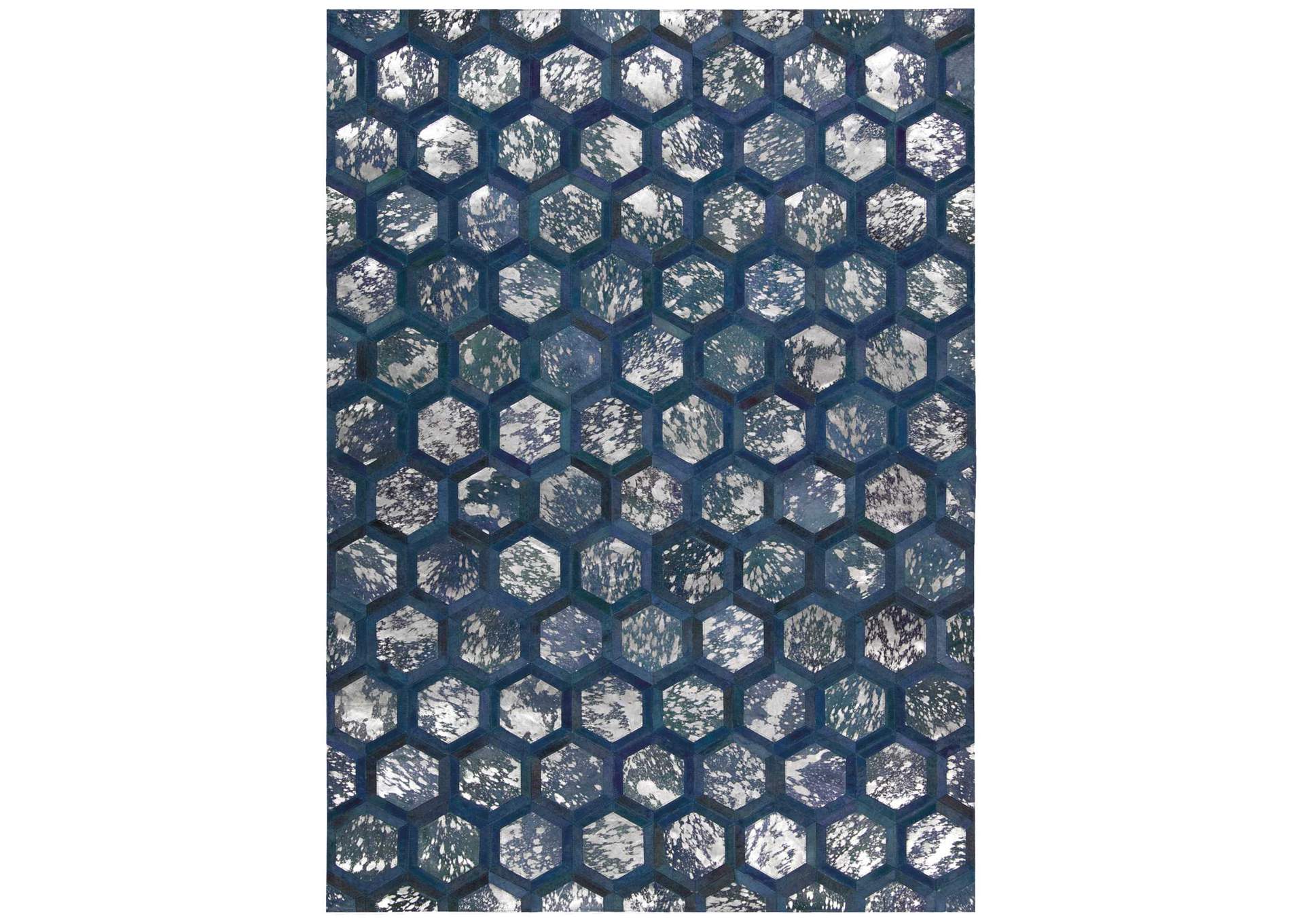 Michael Amini City Chic MA100 Blue 5'x8' Area Rug,Nourison