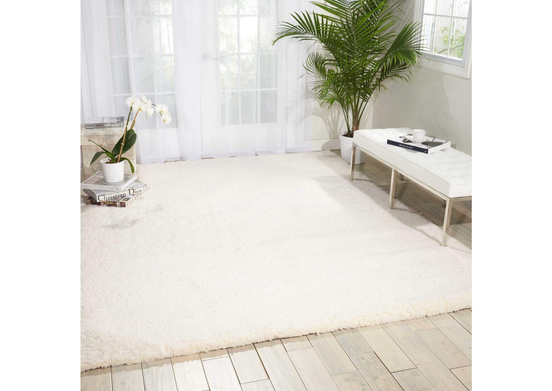 Nourison Galway GLW01 White 8'x10' Rug,Nourison