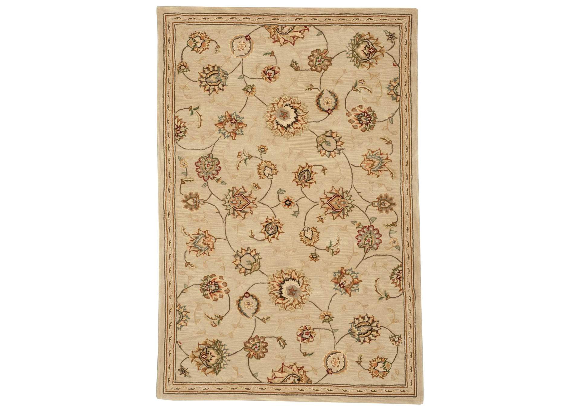 Nourison 2000 2360 Beige 4'x6' Area Rug,Nourison