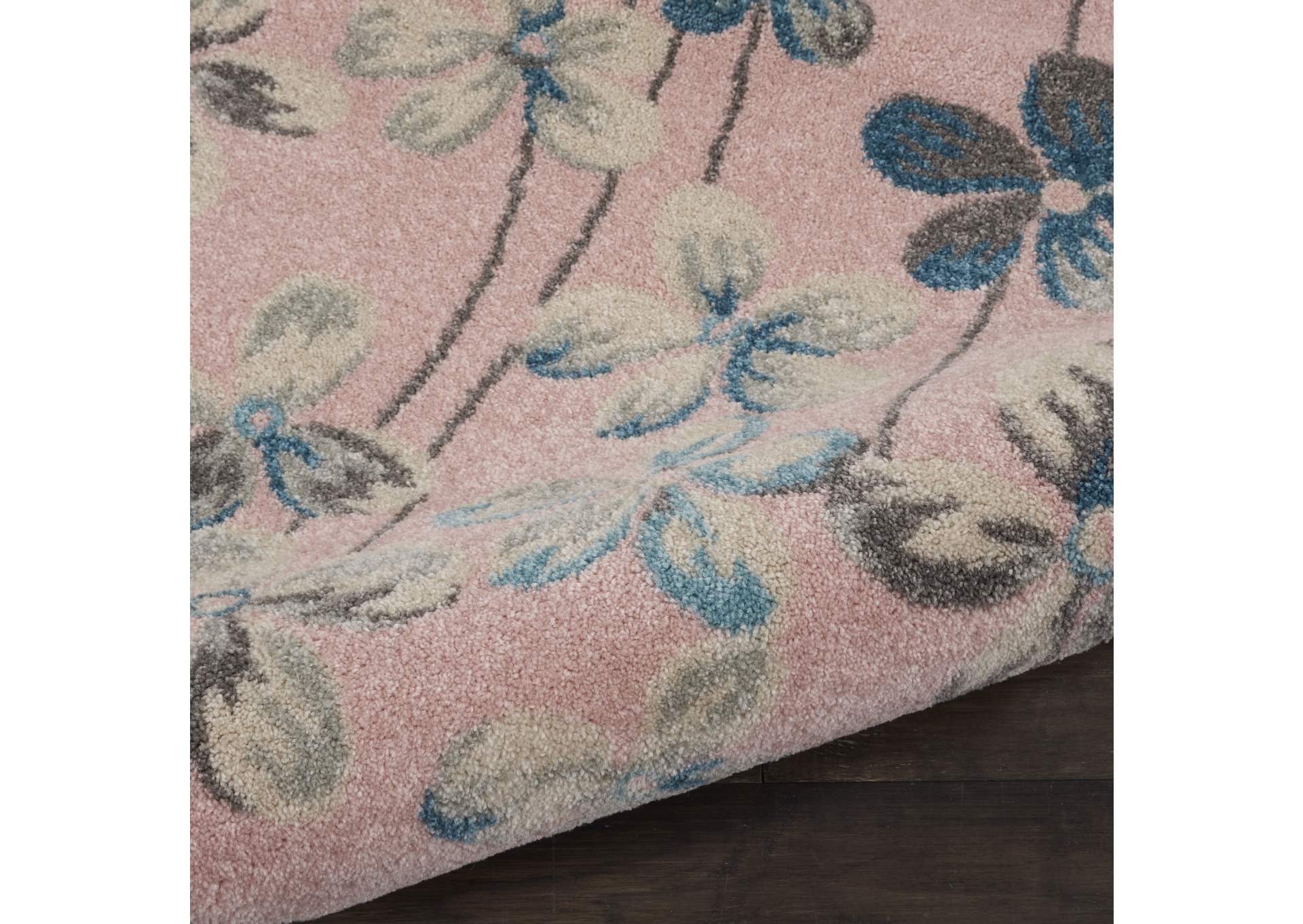 Nourison Tranquil TRA04 Pink 8'x10' Large Rug,Nourison