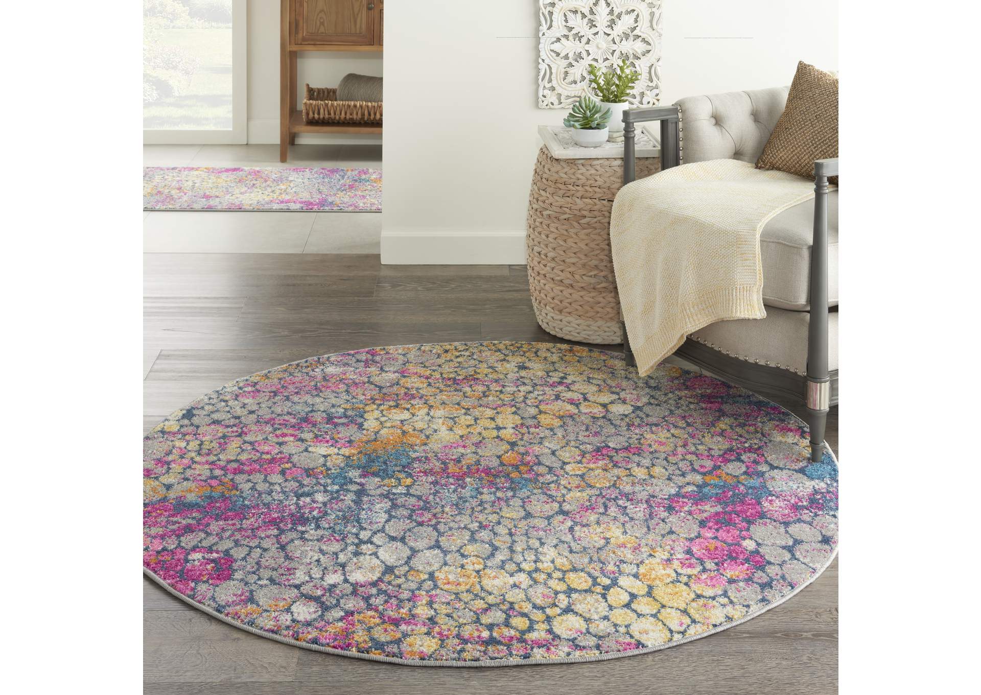 Nourison Passion 5' Round Area Rug,Nourison