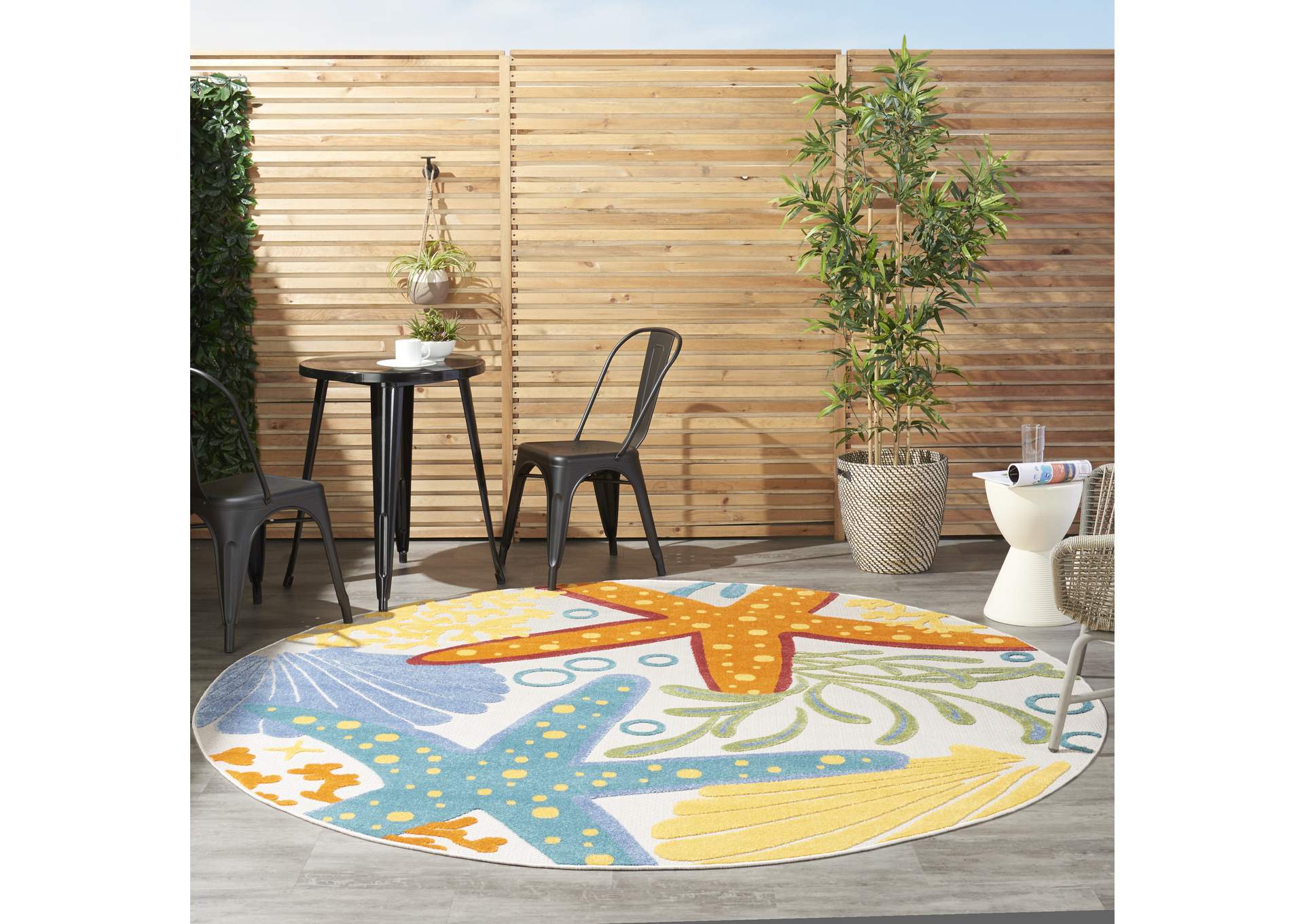 Nourison Aloha 8' Round Area Rug,Nourison