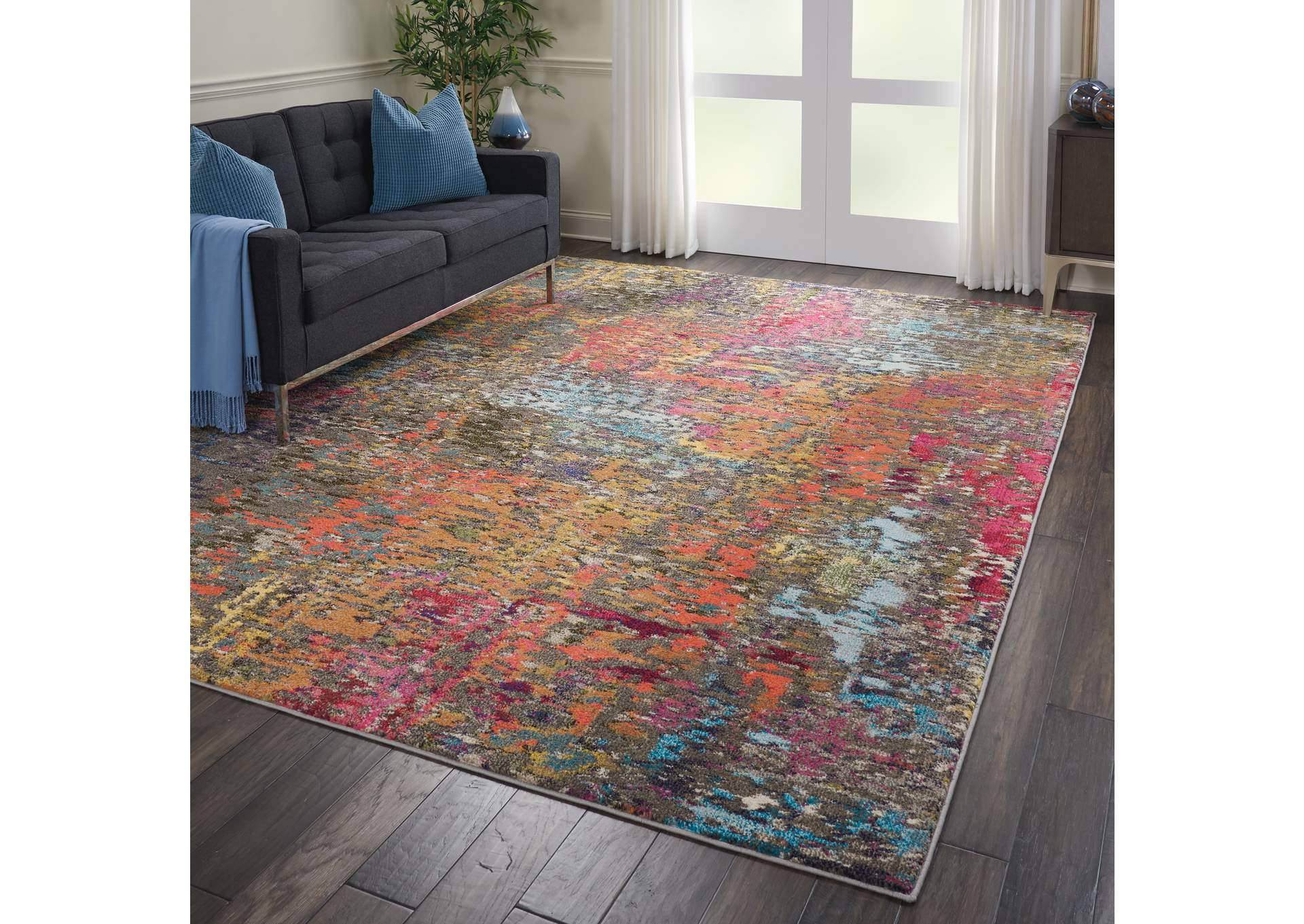 Nourison Celestial CES14 Multicolor 8'x11' Oversized Rug,Nourison