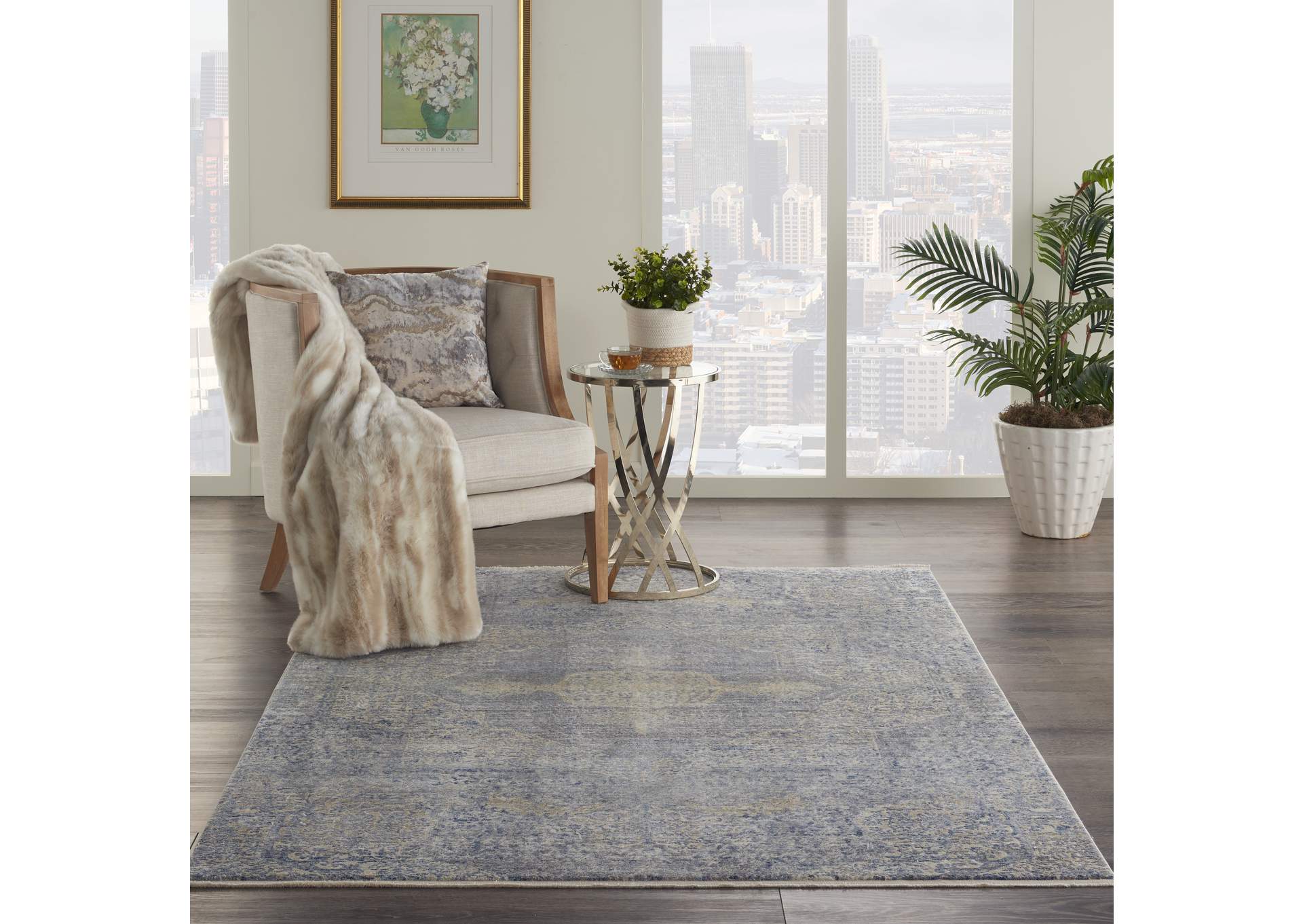 Nourison Lustrous Weave 4' x 6' Area Rug,Nourison