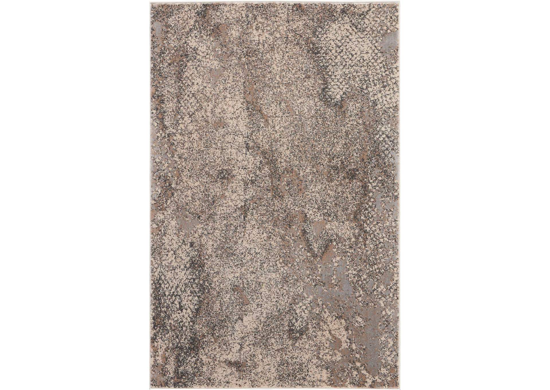 kathy ireland Home Heritage KI352 Grey 4'x6' Area Rug,Nourison