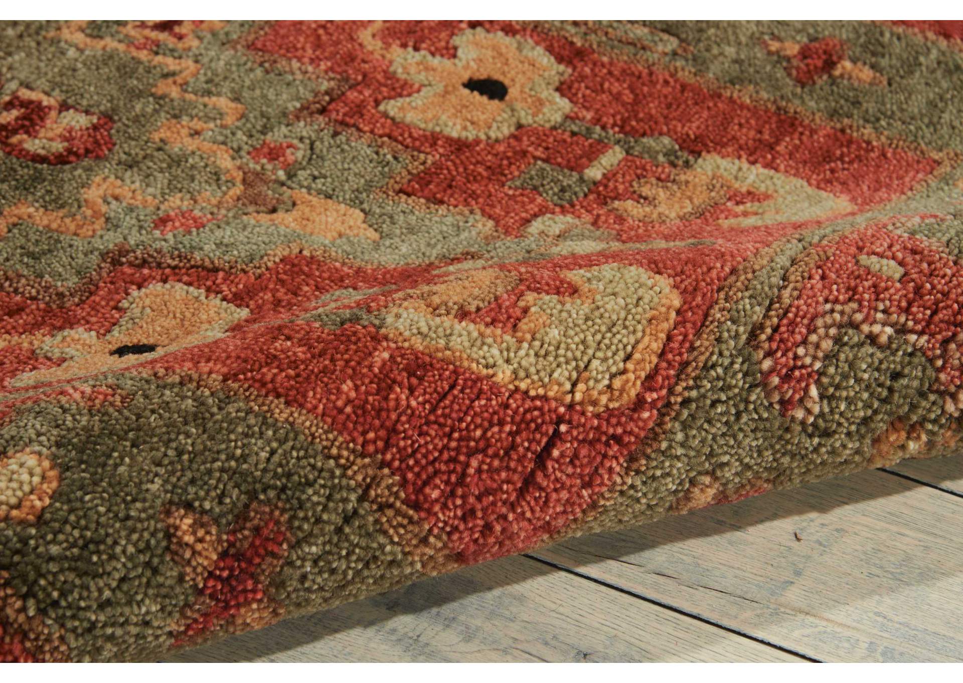 Nourison Tahoe TA01 Brown 8' Runner Hallway Rug,Nourison