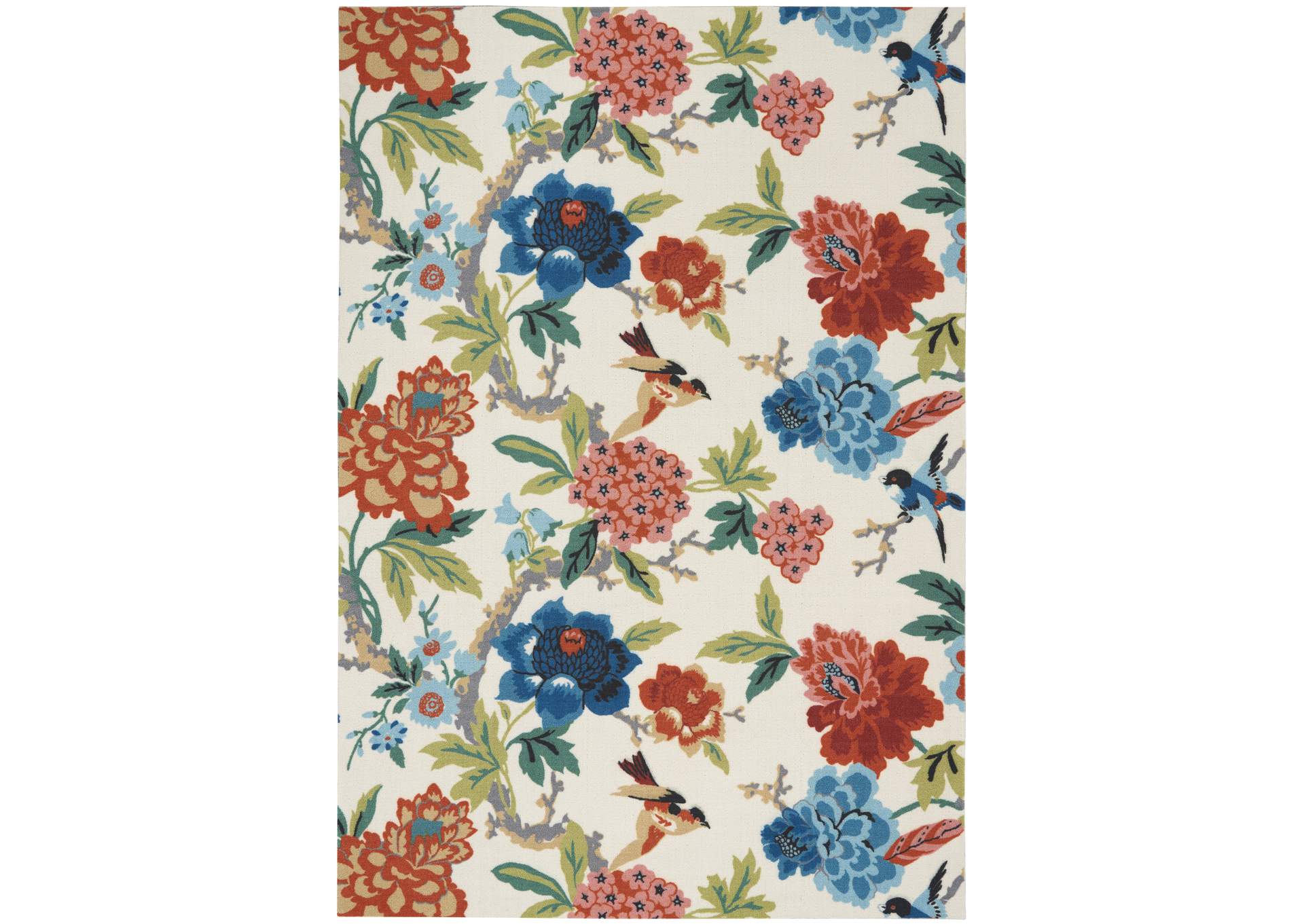 Waverly Wav01/Sun & Shade 4' x 6' Area Rug,Nourison