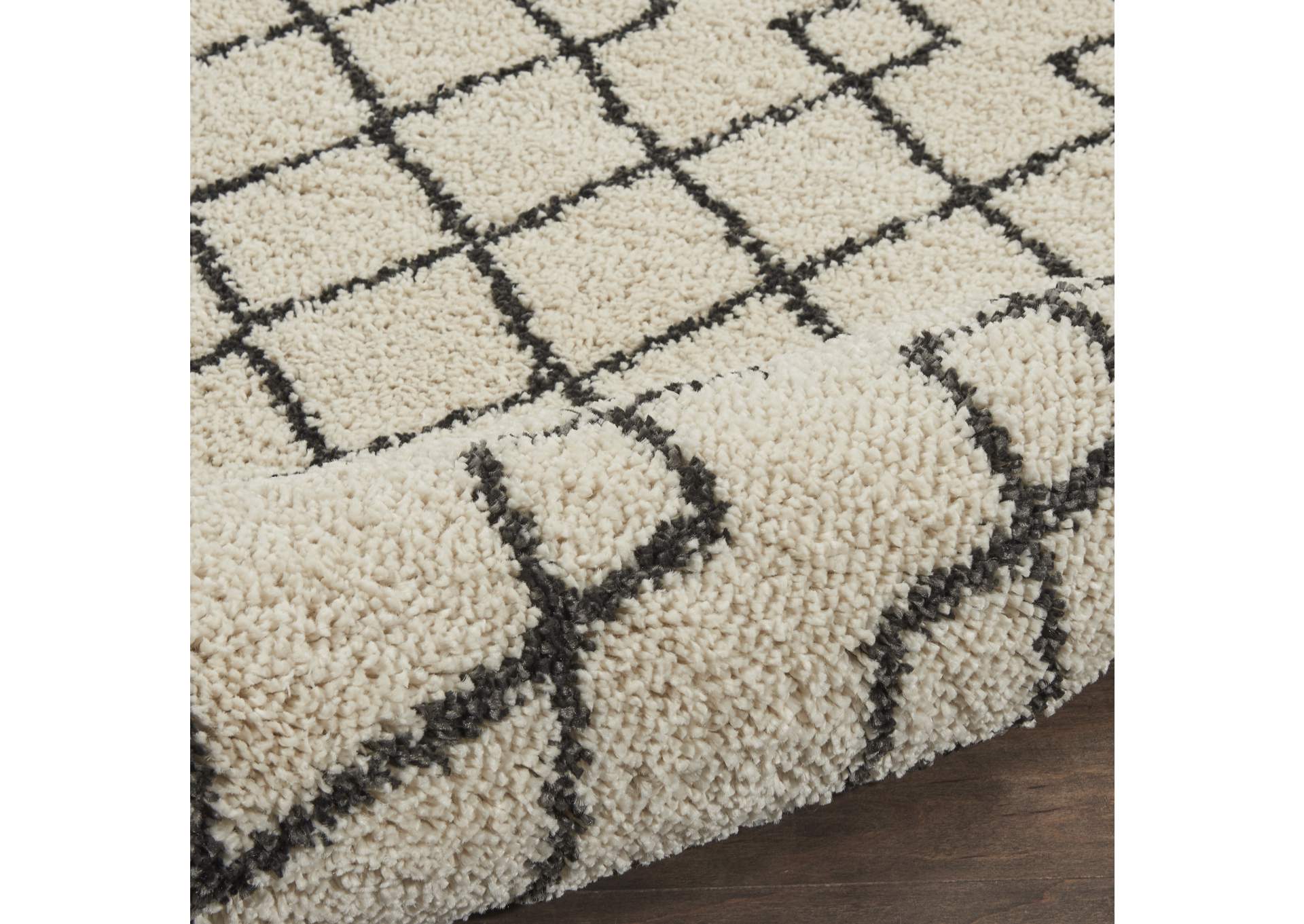 Nourison Martil MAT01 White 8' Runner Plush Hallway Rug,Nourison