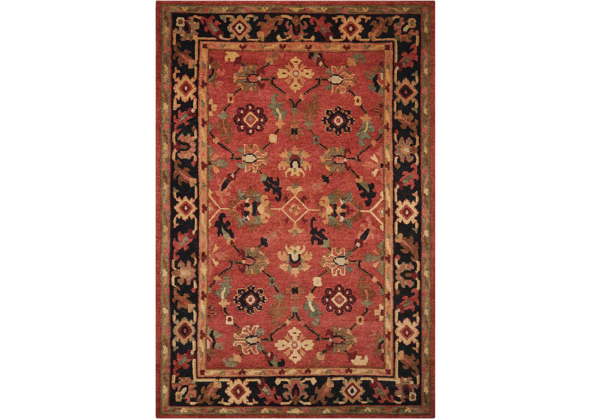 Nourison Tahoe TA12 Brown 4'x6' Area Rug,Nourison