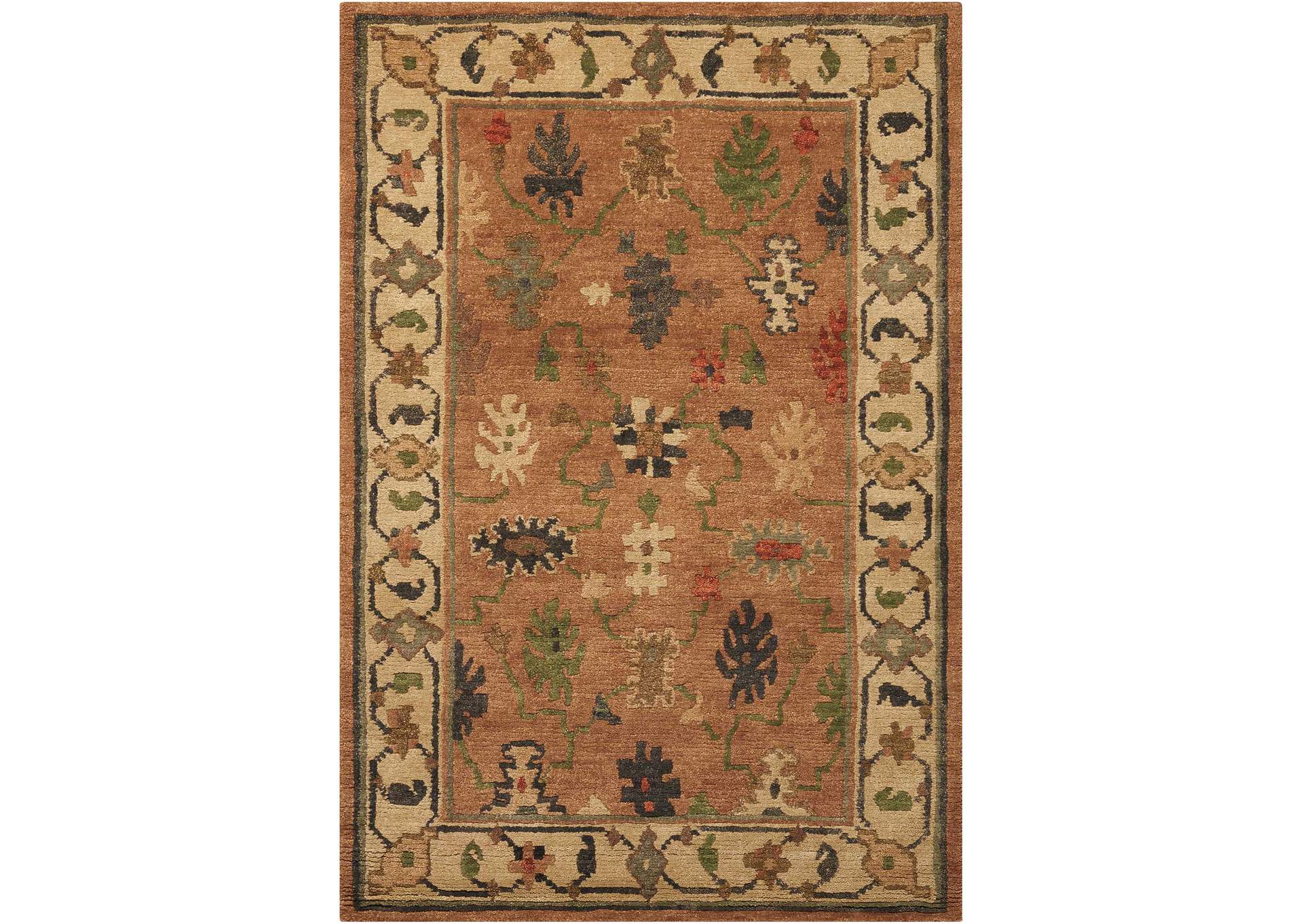 Nourison Tahoe TA05 Brown 6'x9' Area Rug,Nourison