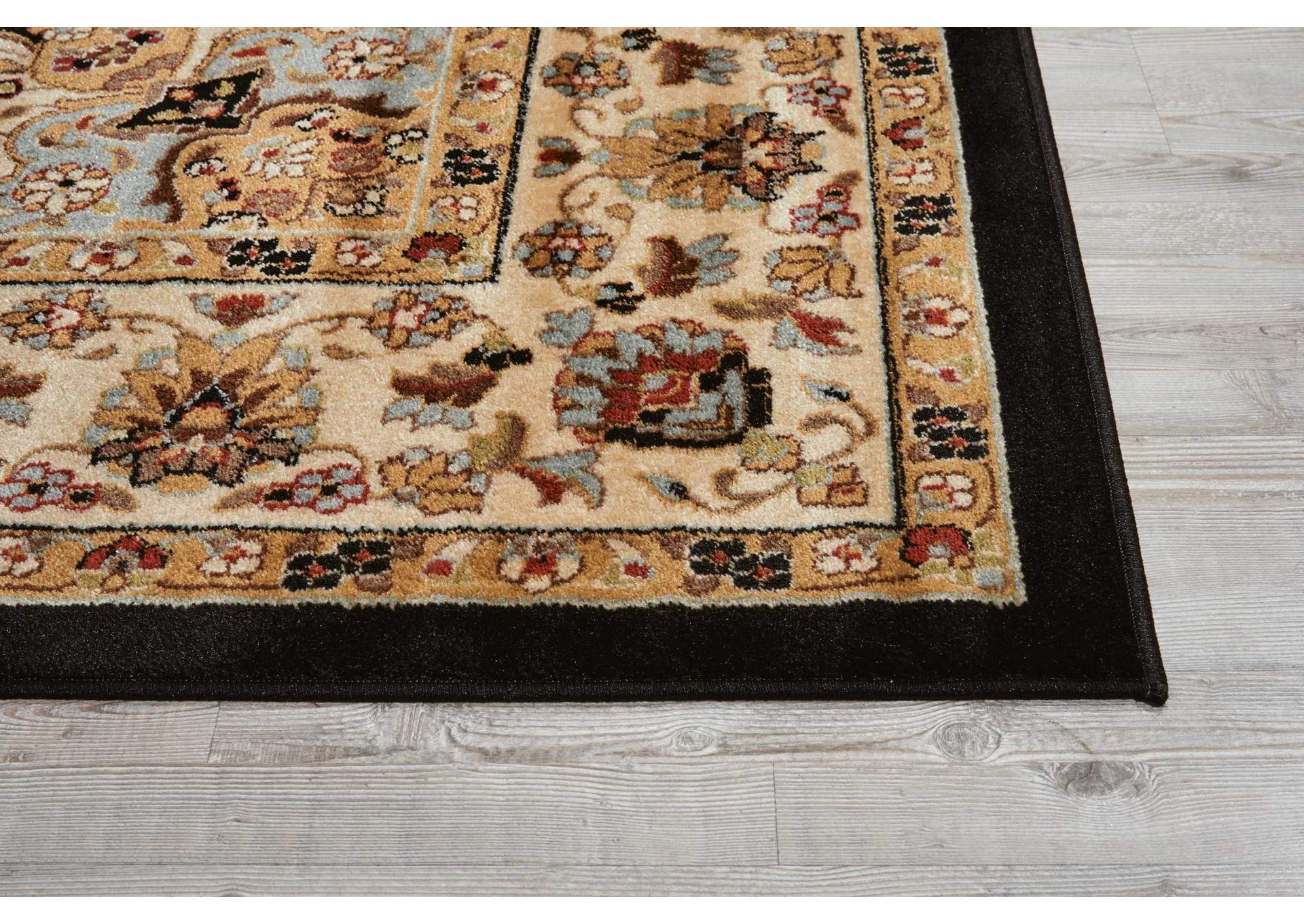 Nourison Delano DEL04 Black 8'x11' Rug,Nourison