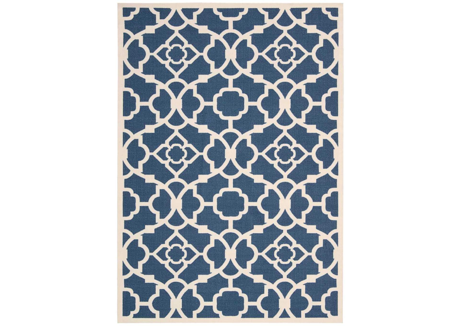 Waverly Sun N Shade SND04 Blue 5'x8' Area Rug,Nourison