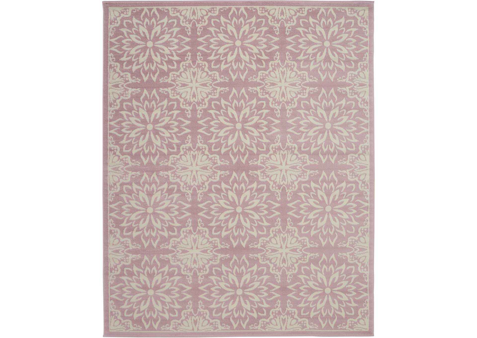 Nourison Jubilant 9'x12' Pink Area Rug,Nourison