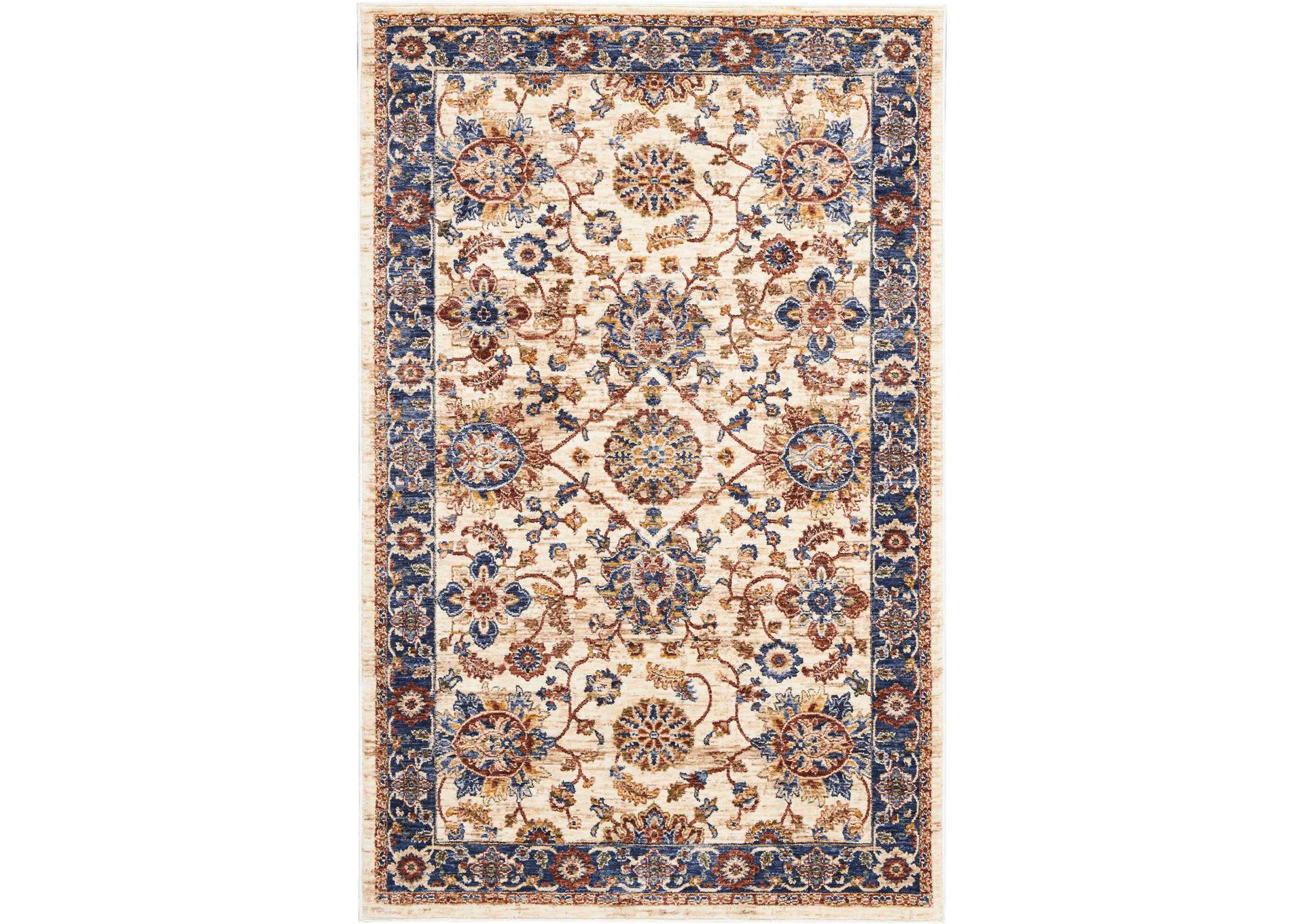 Nourison Lagos LAG04 Cream Multicolor 3'x5' Area Rug,Nourison