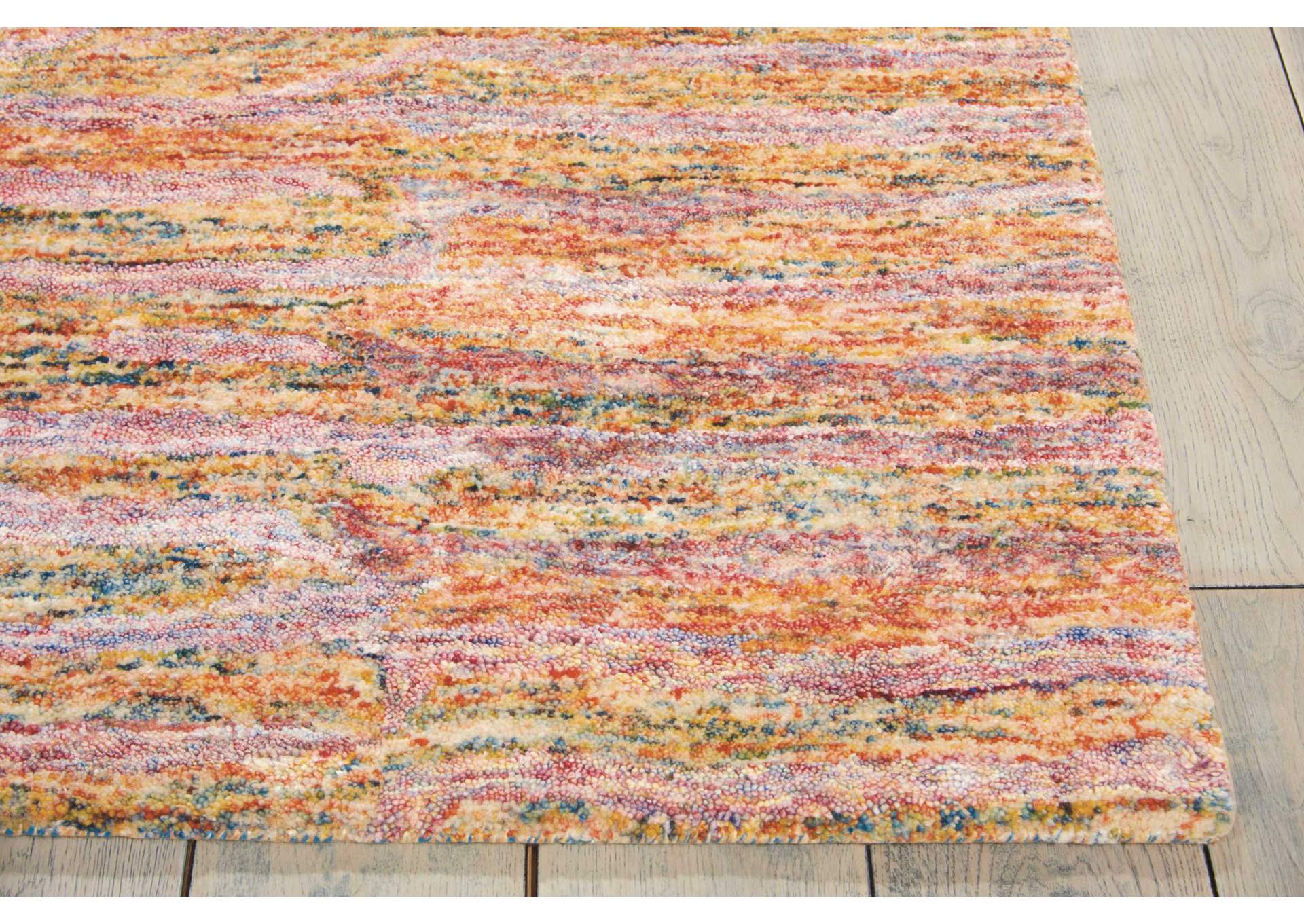 Nourison Gemstone GEM01 Orange 9'x12' Rug,Nourison