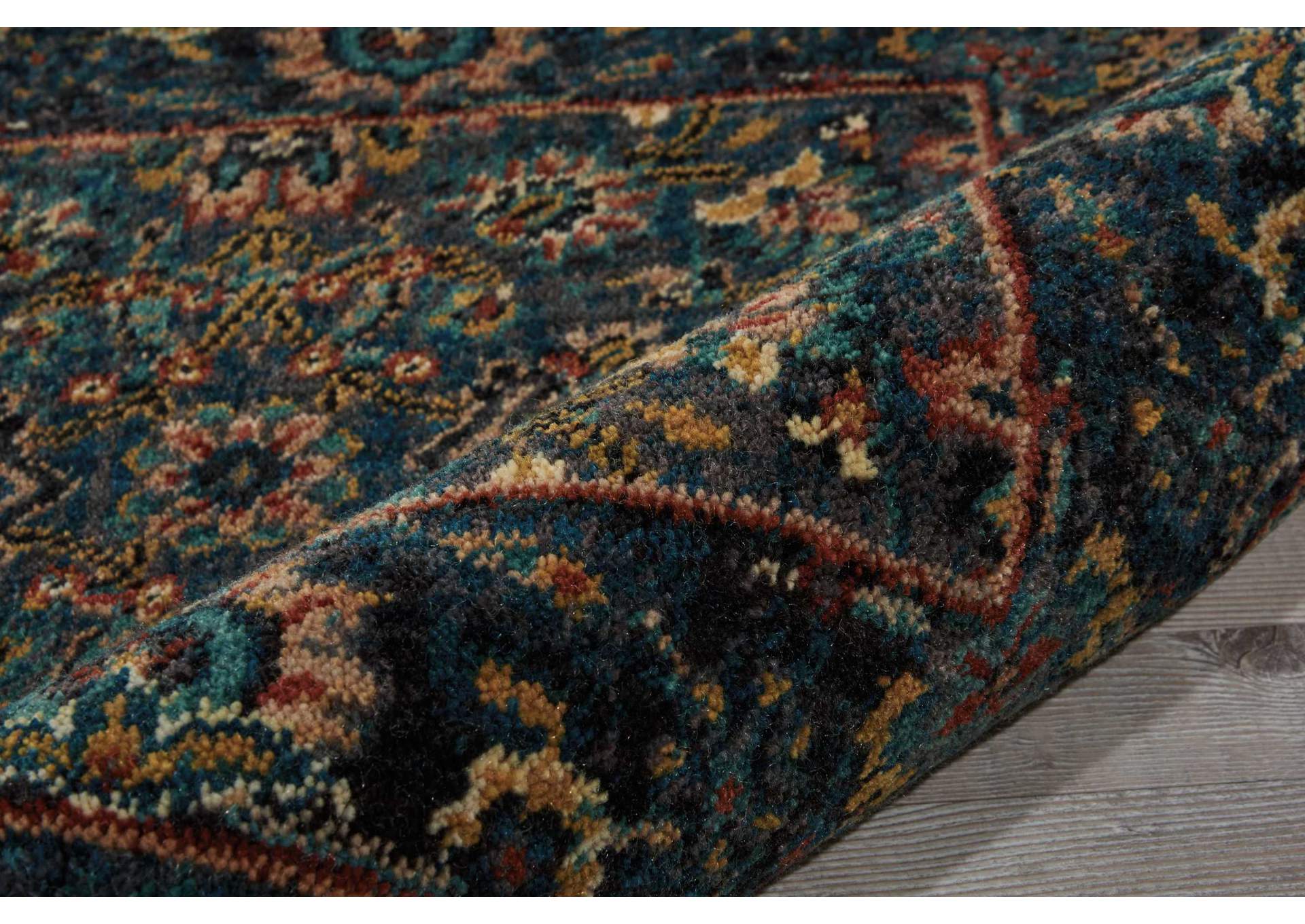 Nourison 2020 NR201 Grey 8' Runner Area Rug,Nourison