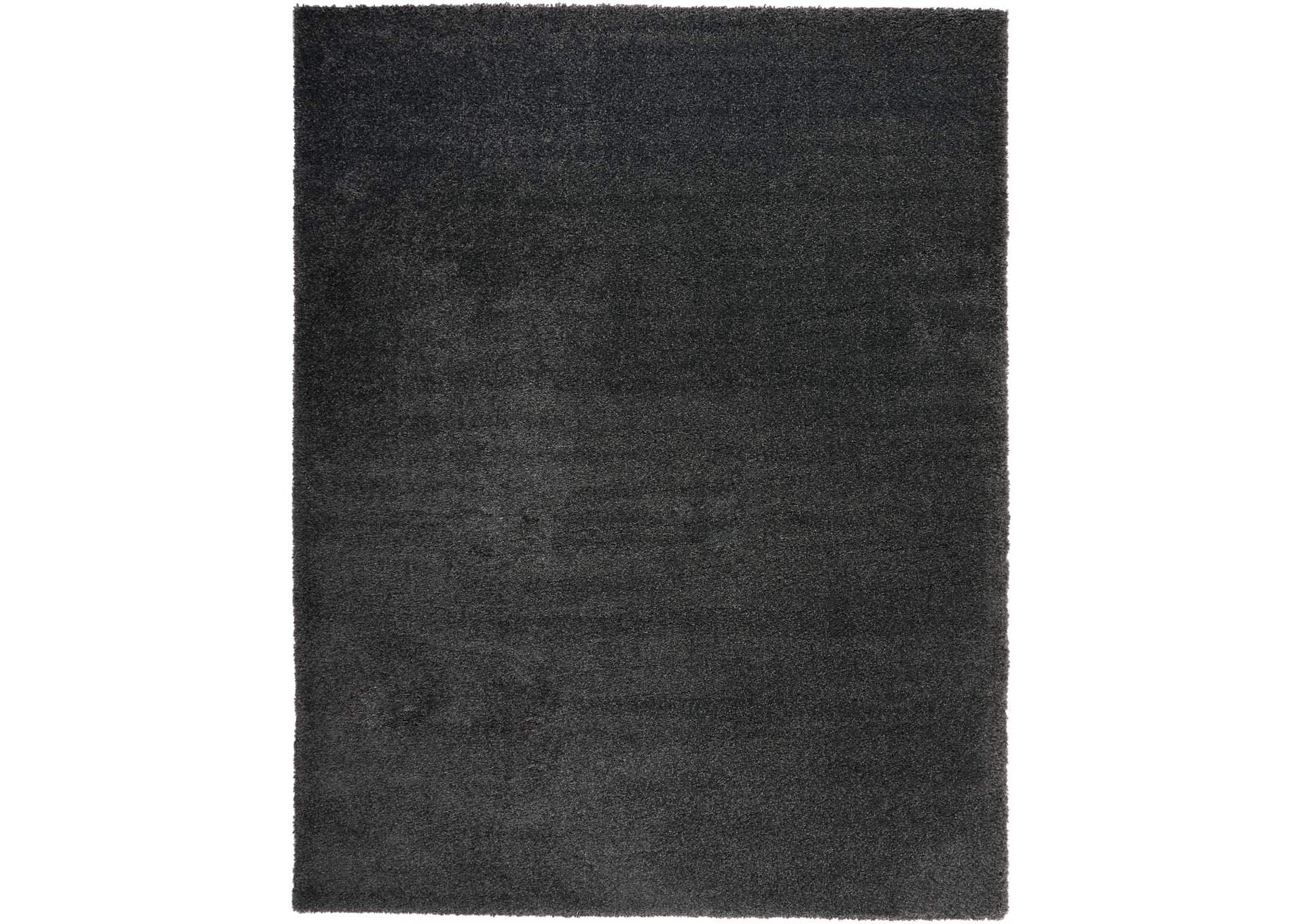 Nourison Malibu Shag MSG01 Charcoal 10'x13' Oversized Rug,Nourison
