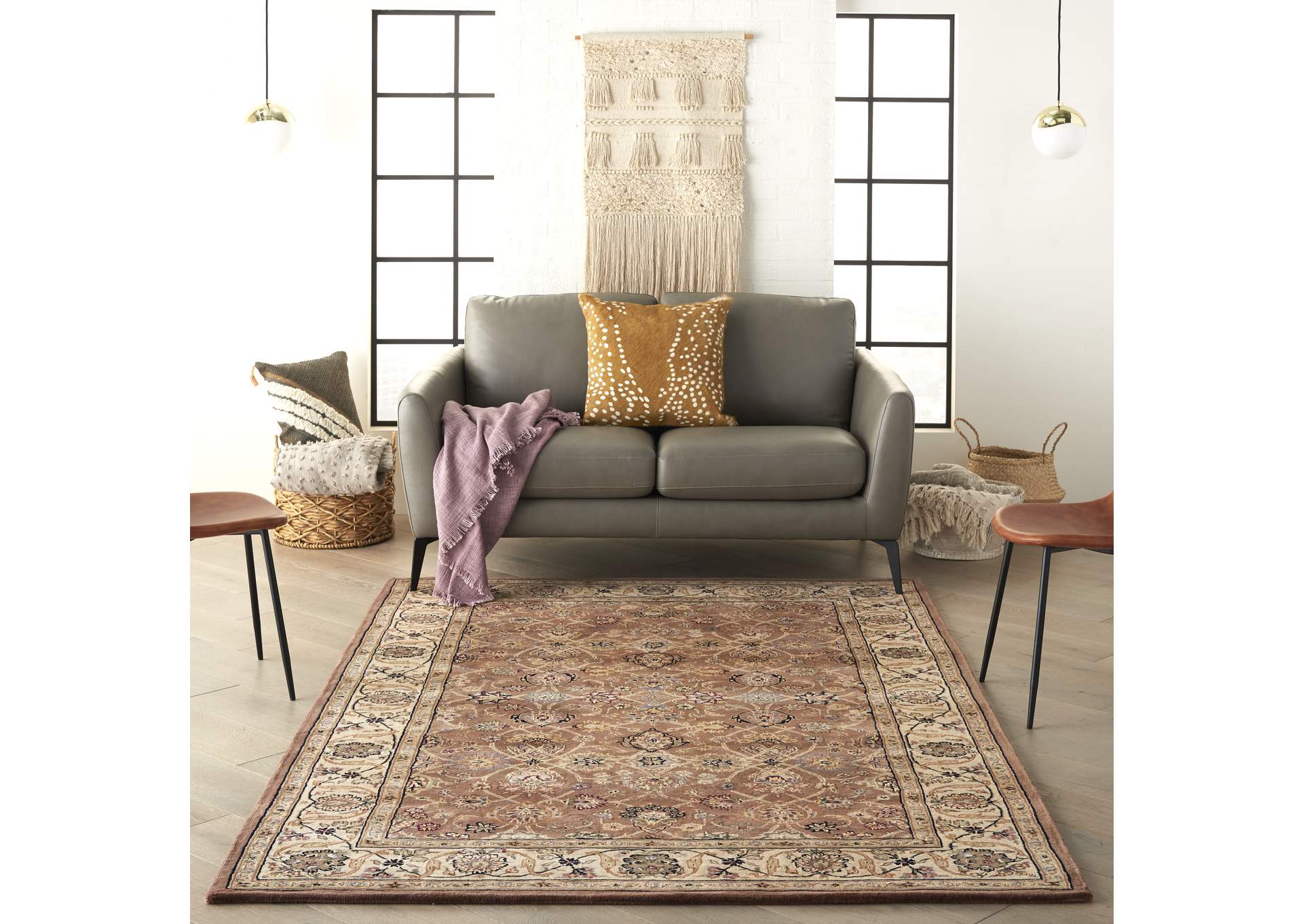 Nourison 2000 2091 Mushroom 6'x9' Area Rug,Nourison