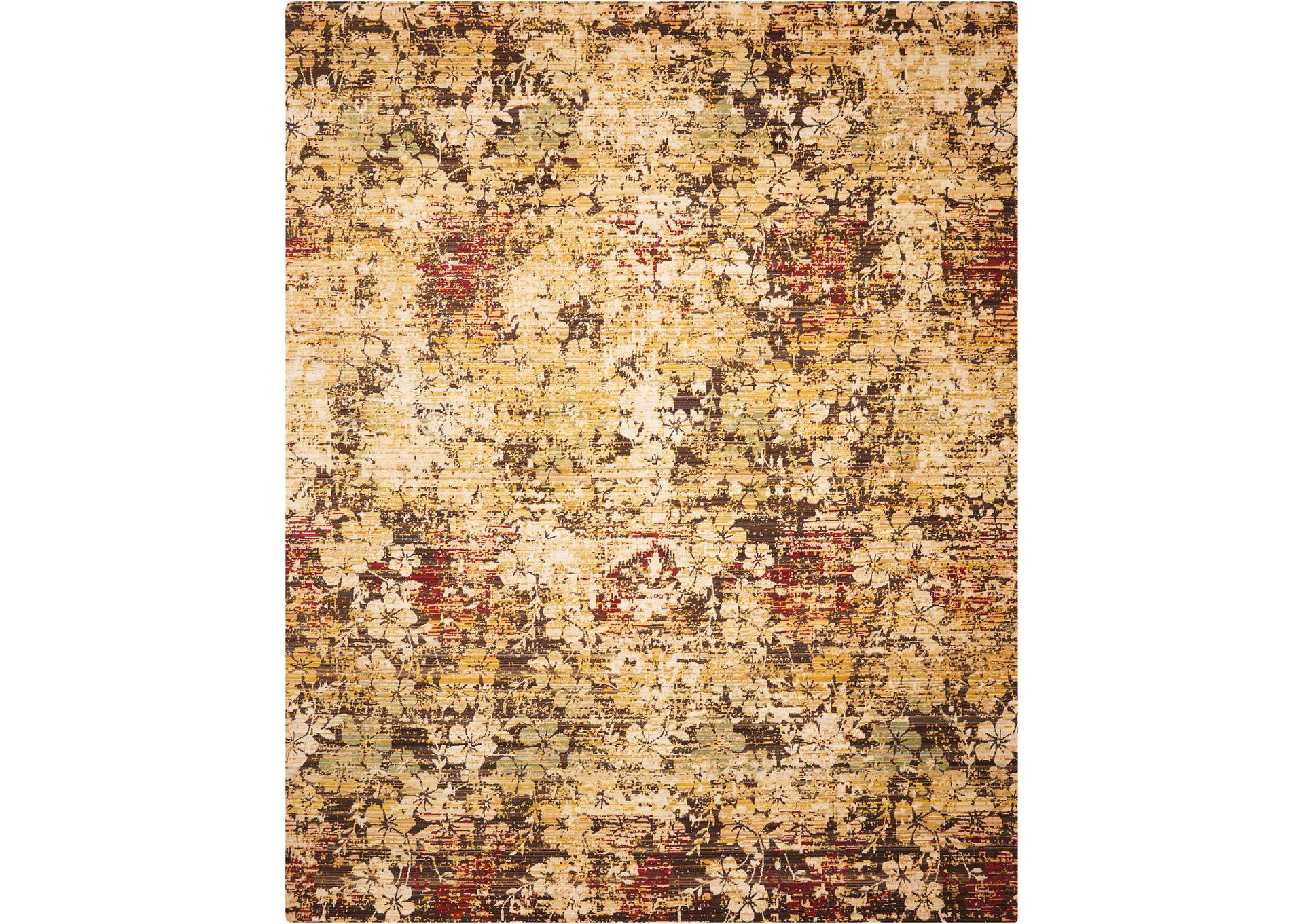 Nourison Rhapsody RH004 Beige 5'x8' Area Rug,Nourison