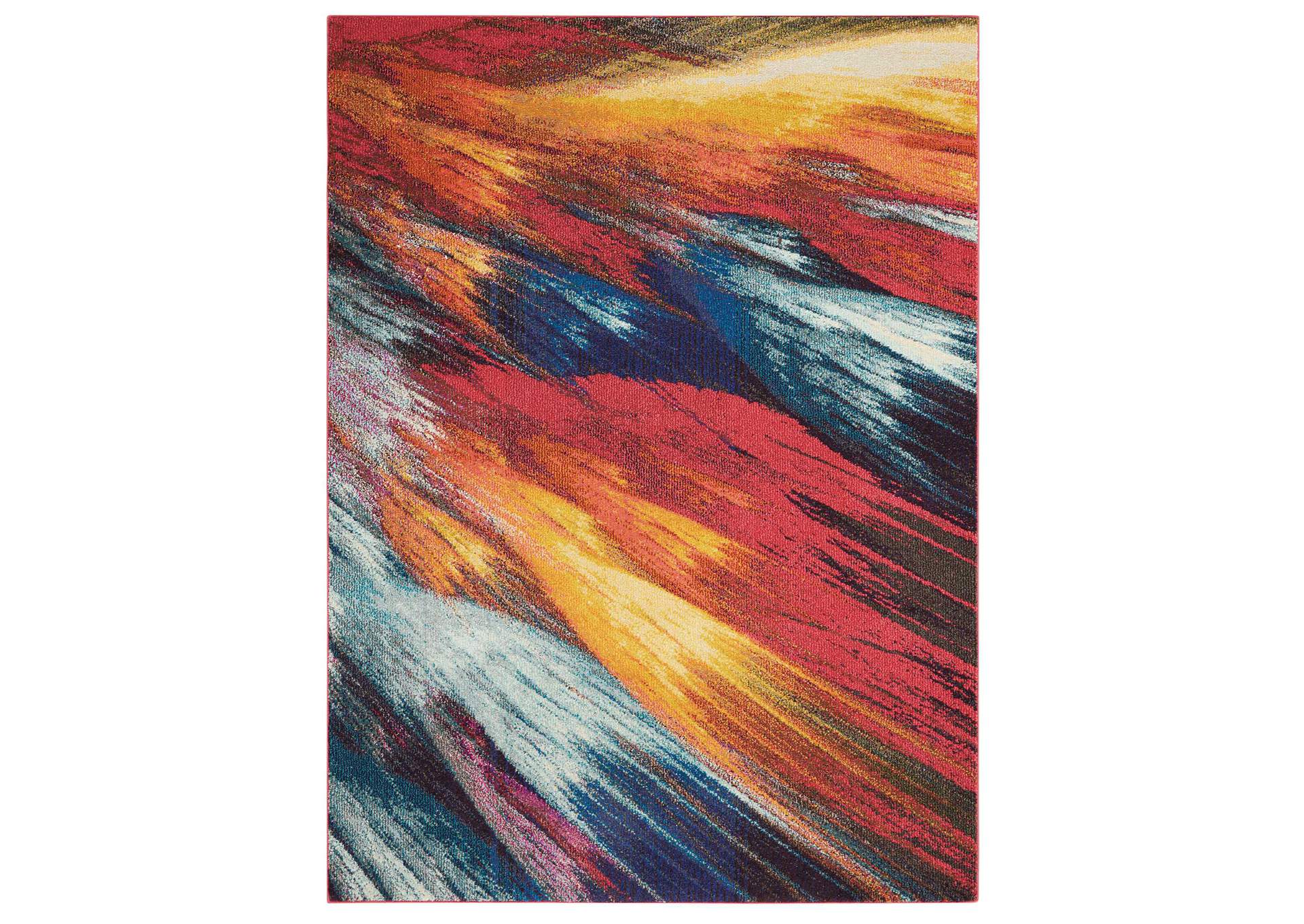 Nourison Celestial CES05 Multicolor 5'x7' Colorful Area Rug,Nourison