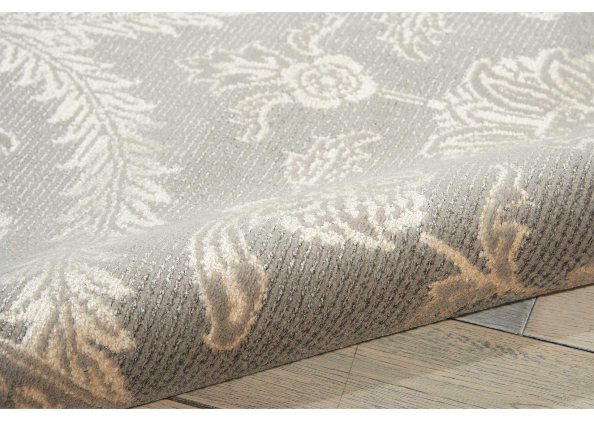 Nourison Luminance LUM04 Grey 5'x8' Area Rug,Nourison