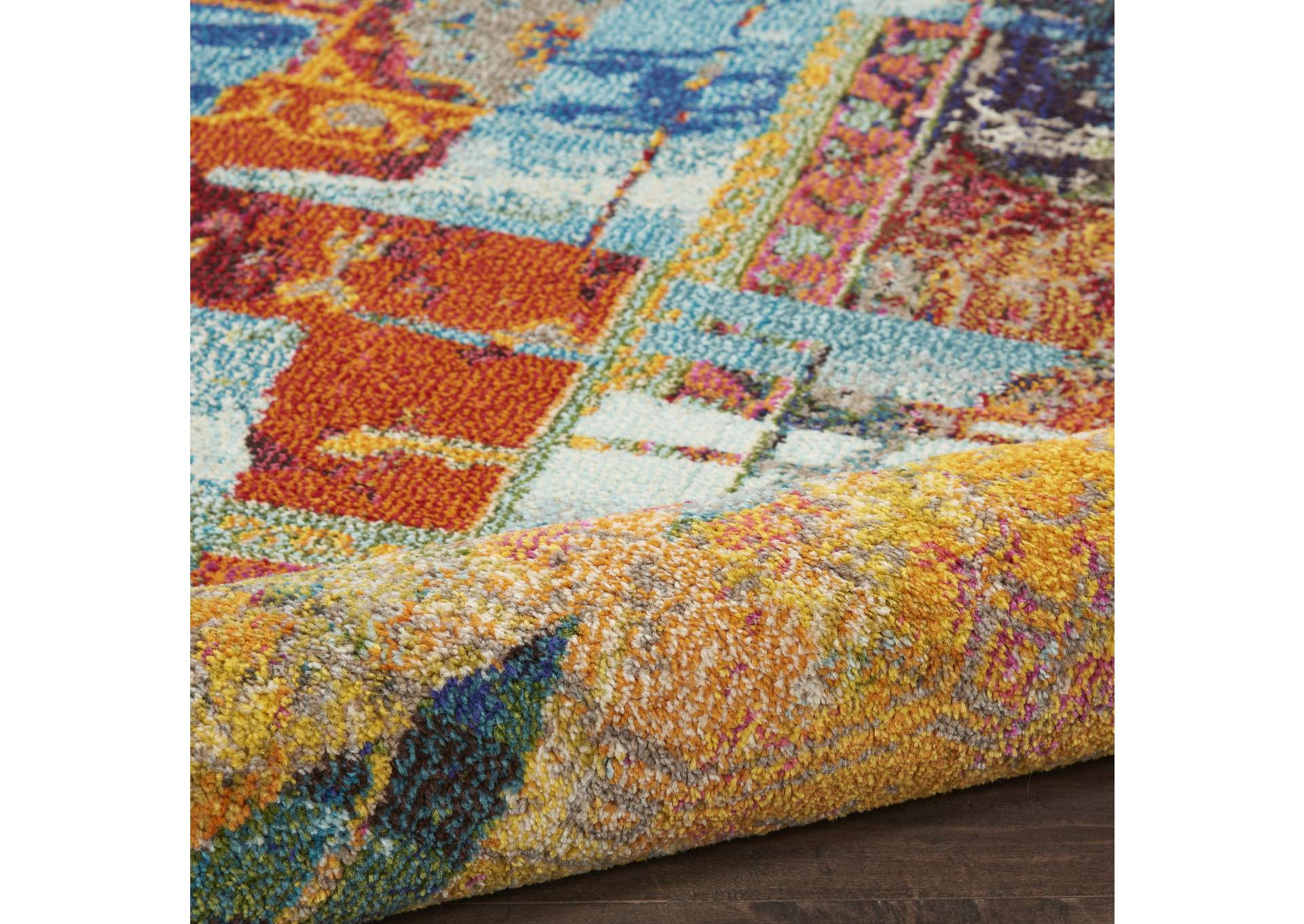 Nourison Celestial CES06 Multicolor Abstract 4'x6' Colorful Area Rug,Nourison