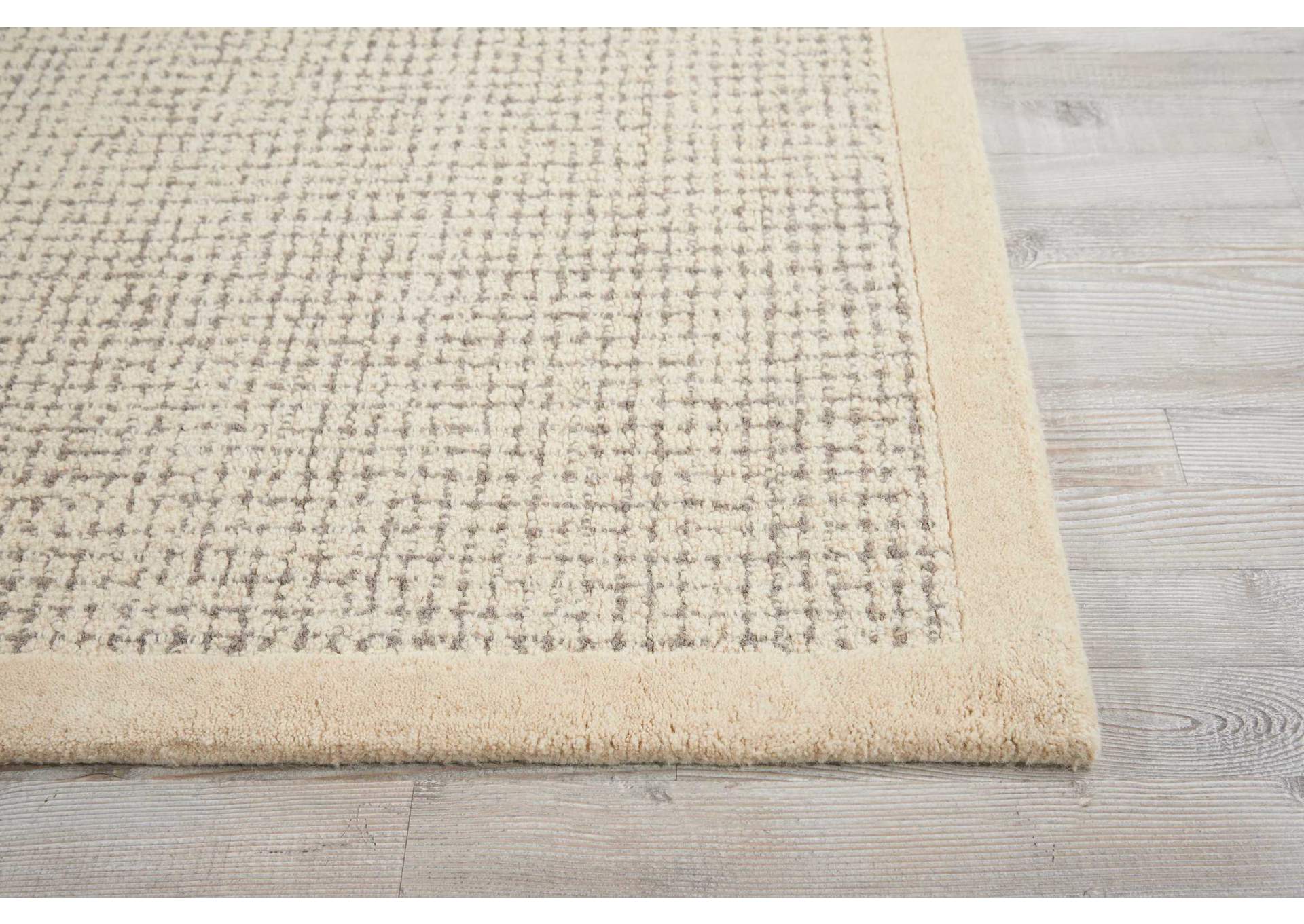 kathy ireland Home River Brook KI809 Grey and White 8'x10' Rug,Nourison