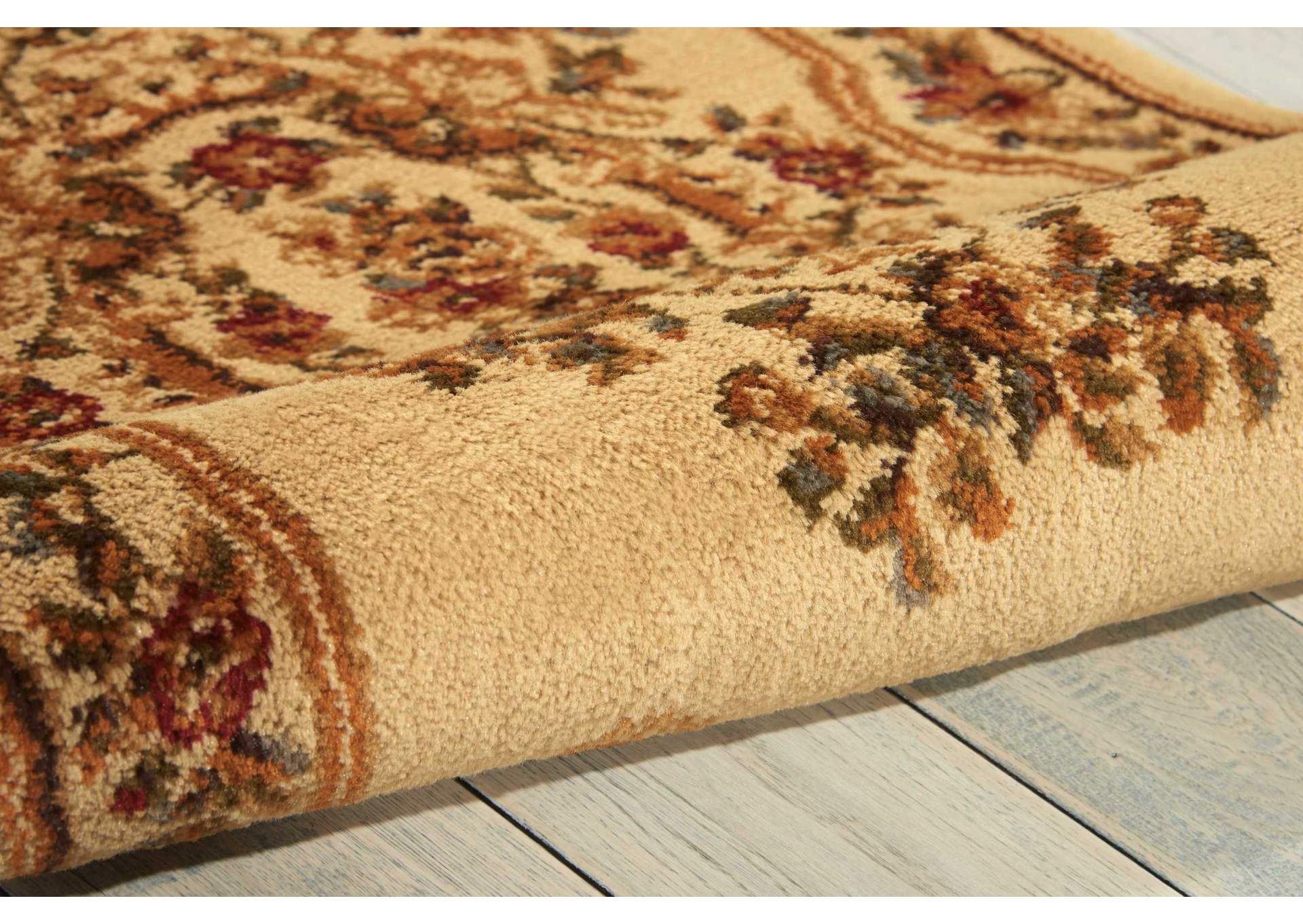 Nourison Paramount PAR37 Beige 7' Runner Hallway Rug,Nourison