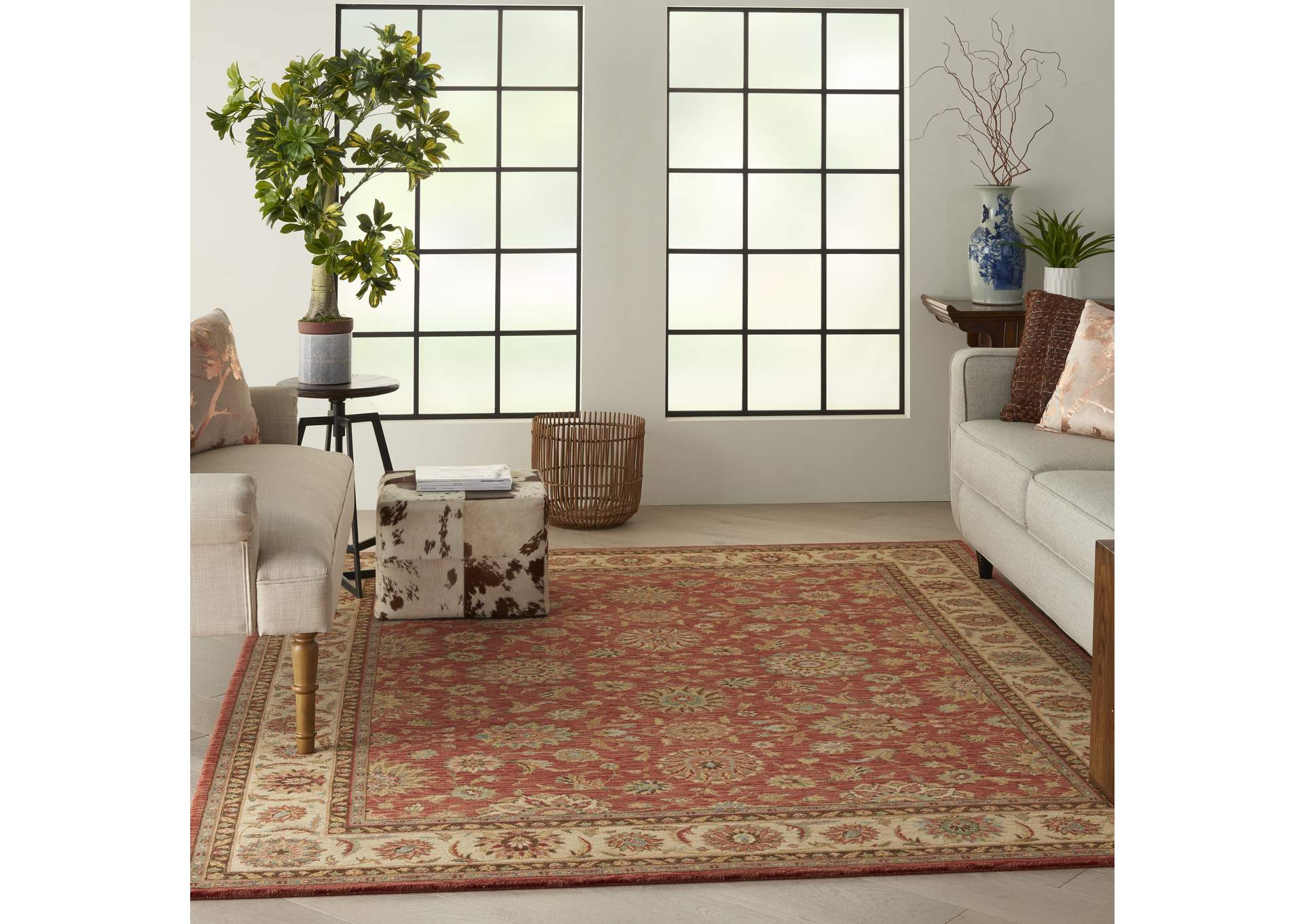 Nourison Living Treasures LI05 Brown 8'x11' Rug,Nourison