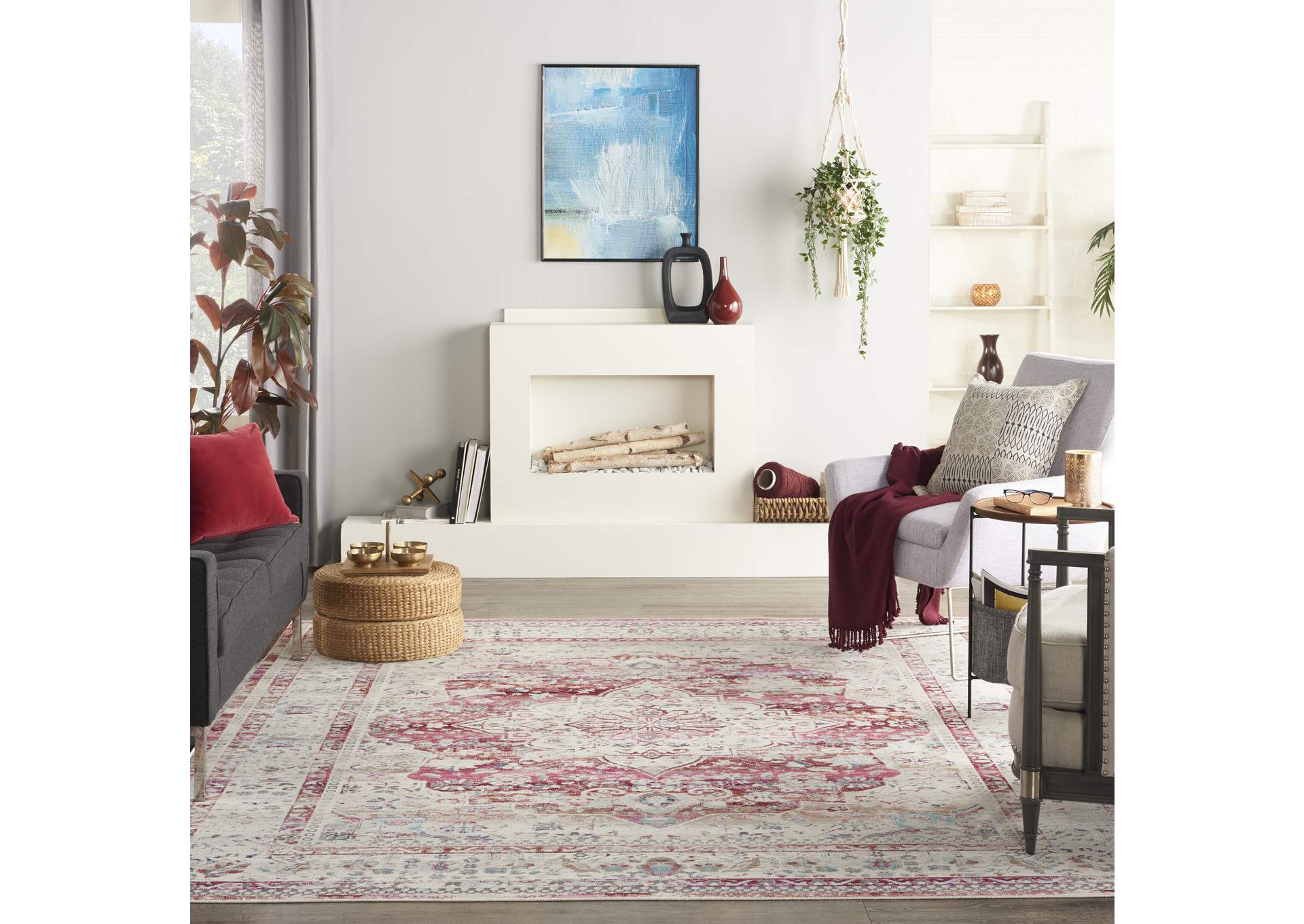 Nourison Vintage Kashan 8' x 10' Area Rug,Nourison