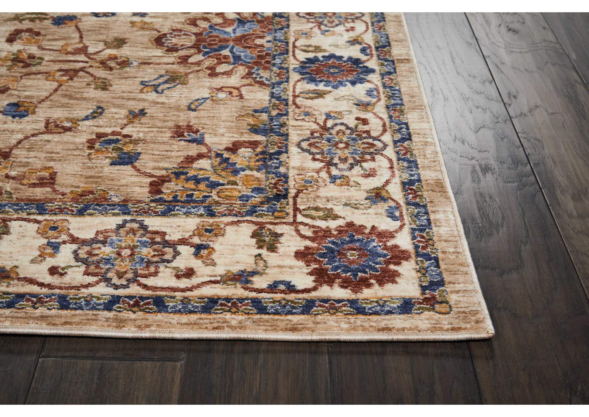Nourison Lagos LAG04 Beige Multicolor 10'x13' Oversized Low-pile Rug,Nourison