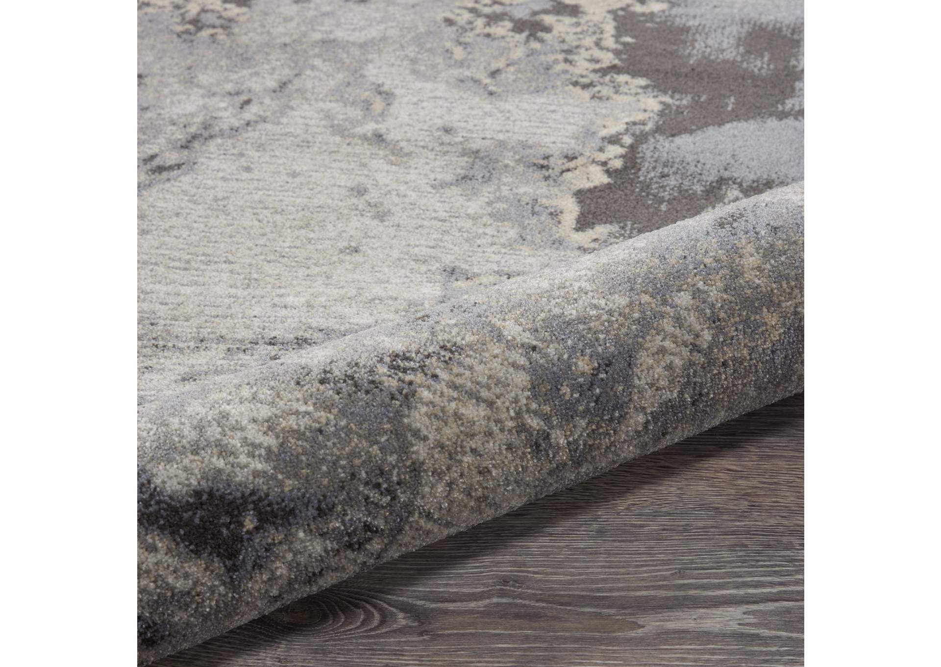 Nourison Maxell MAE08 Grey 9'x13' Oversized Rug,Nourison