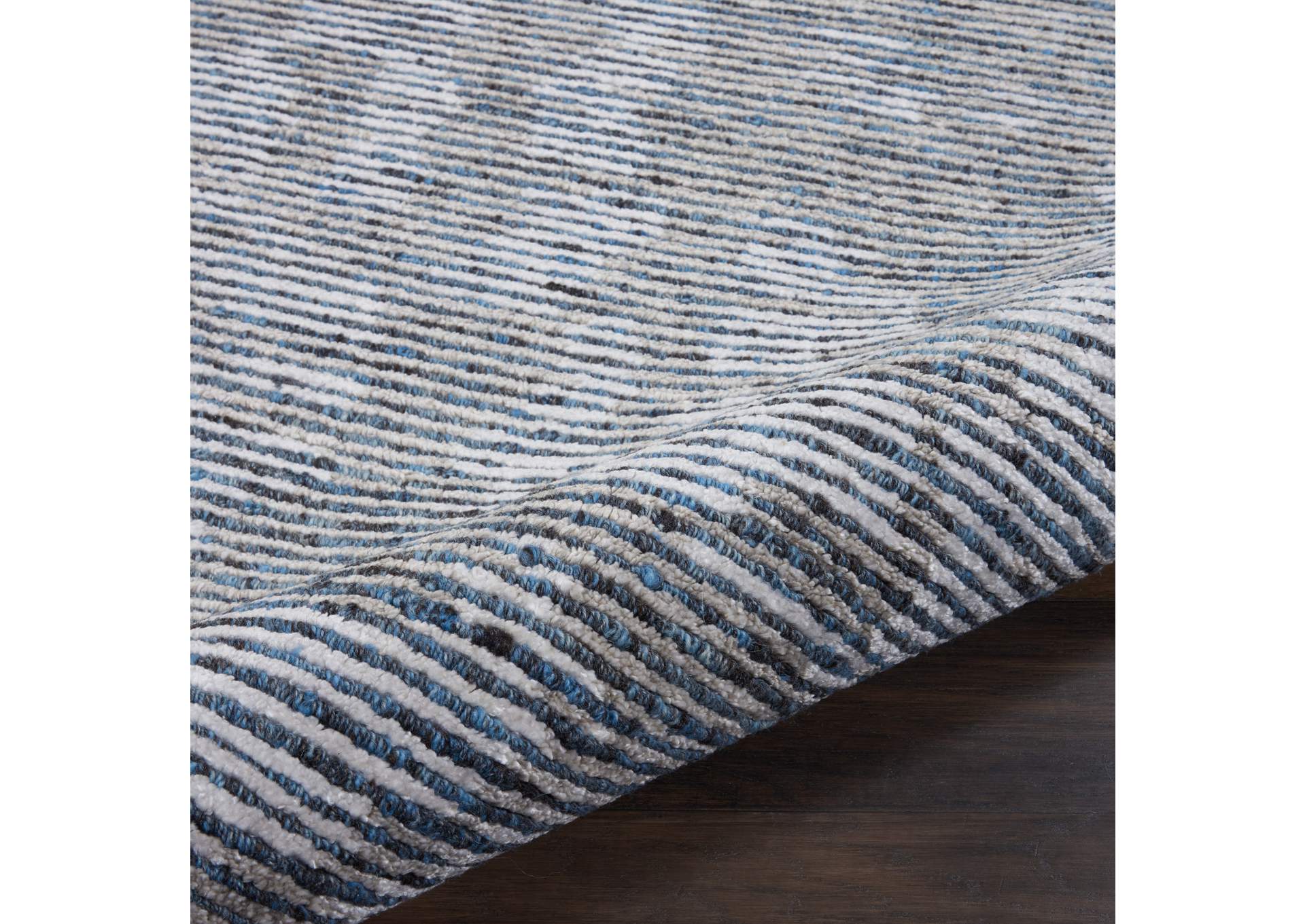 Nourison Ellora ELL03 Slate Grey 5'x8' Modern Area Rug,Nourison