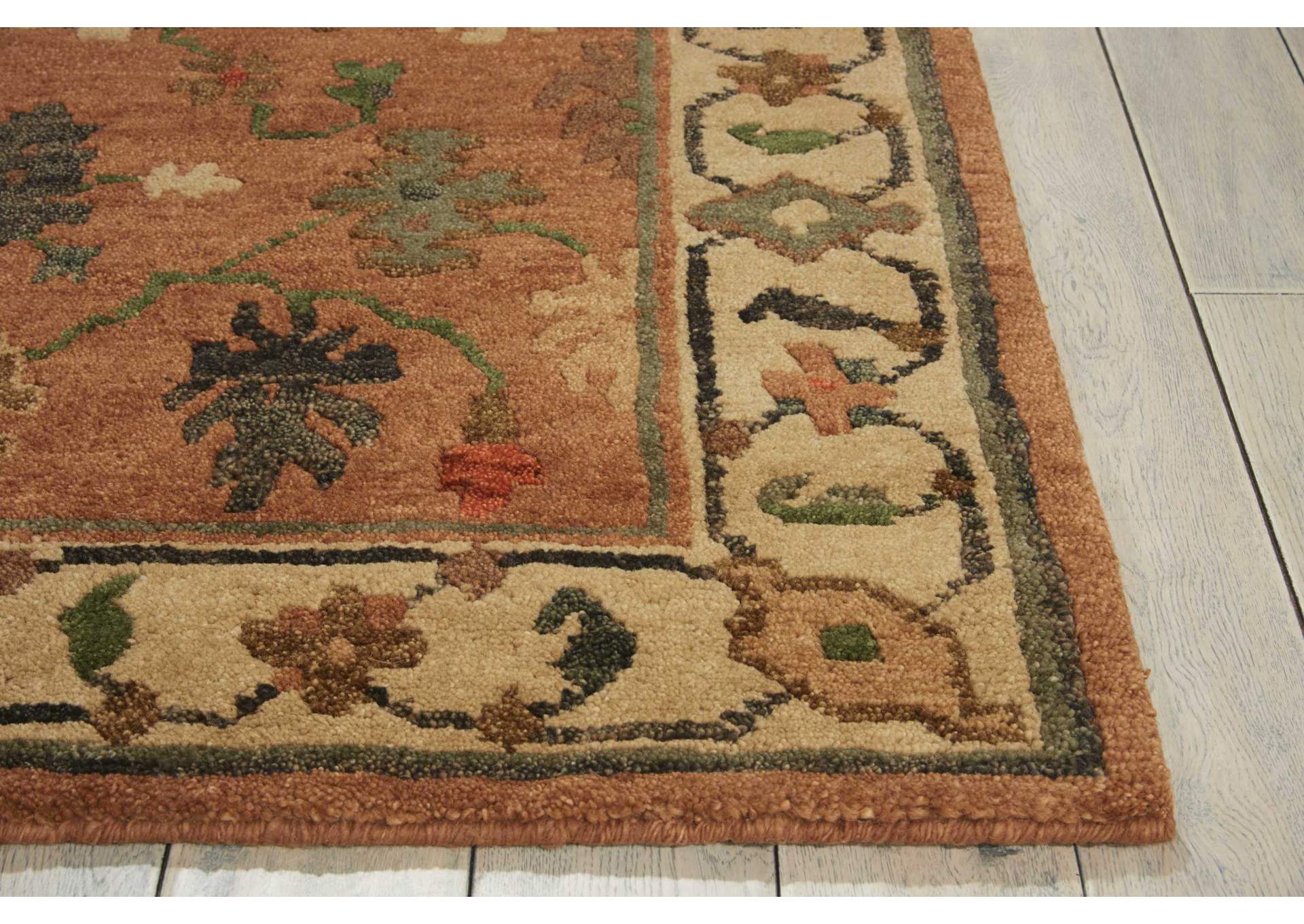 Nourison Tahoe TA05 Brown 8' Runner Hallway Rug,Nourison