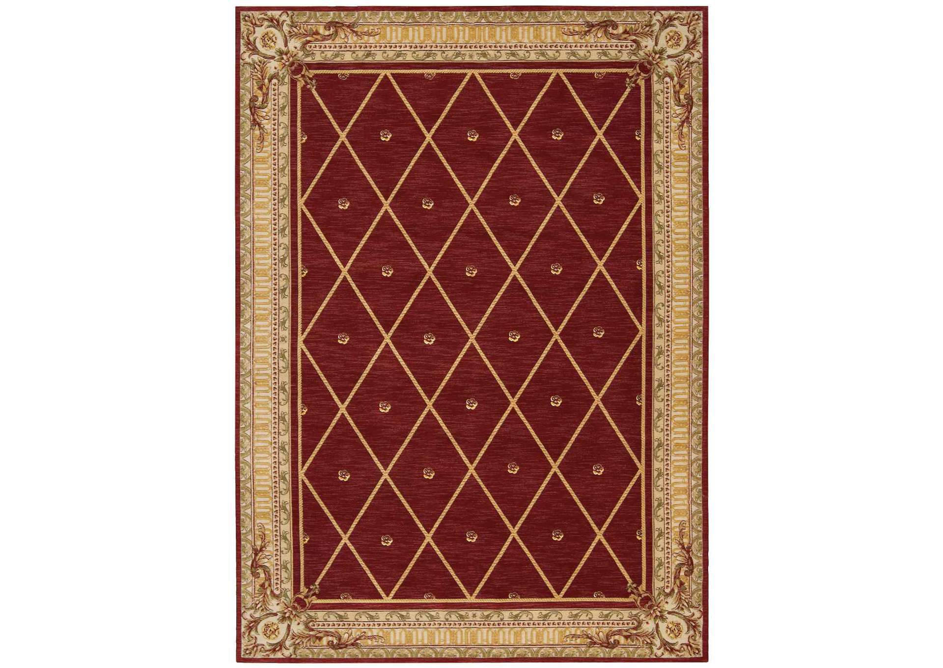 Nourison Ashton House AS03 Red 8'x11' Rug,Nourison