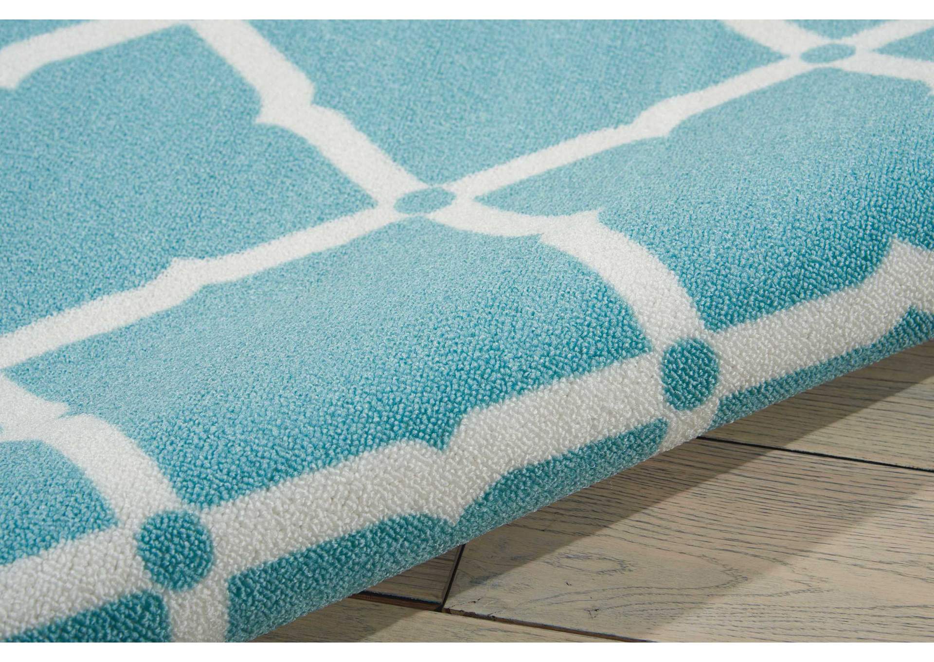 Nourison Home & Garden RS091 Blue 10'x14' Rug,Nourison