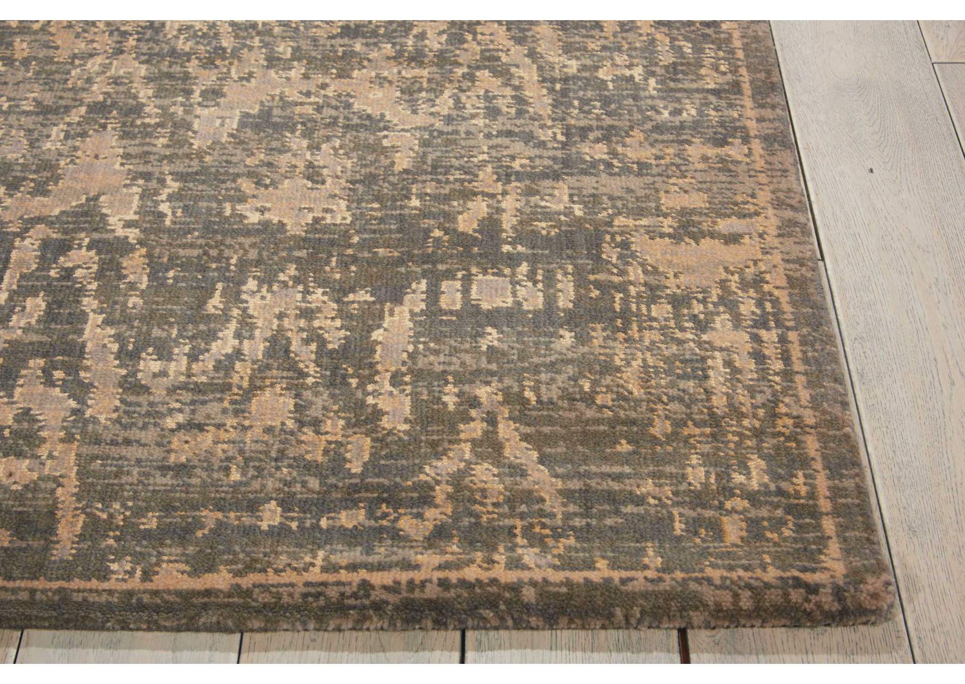 Nourison Silken Allure SLK17 Grey 8'x10' Rug,Nourison