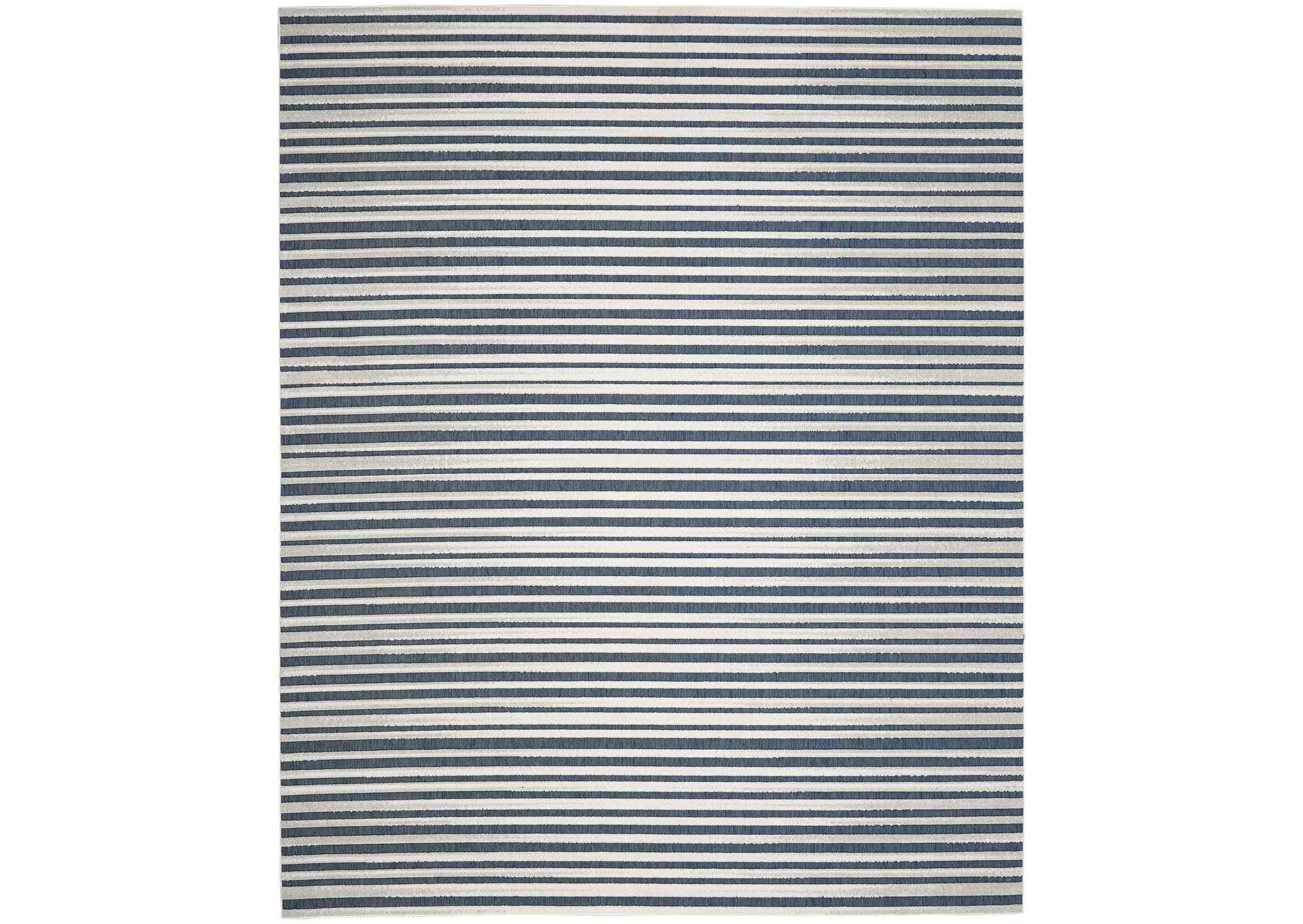 Nourison Key Largo 9'x12' Blue Area Rug,Nourison