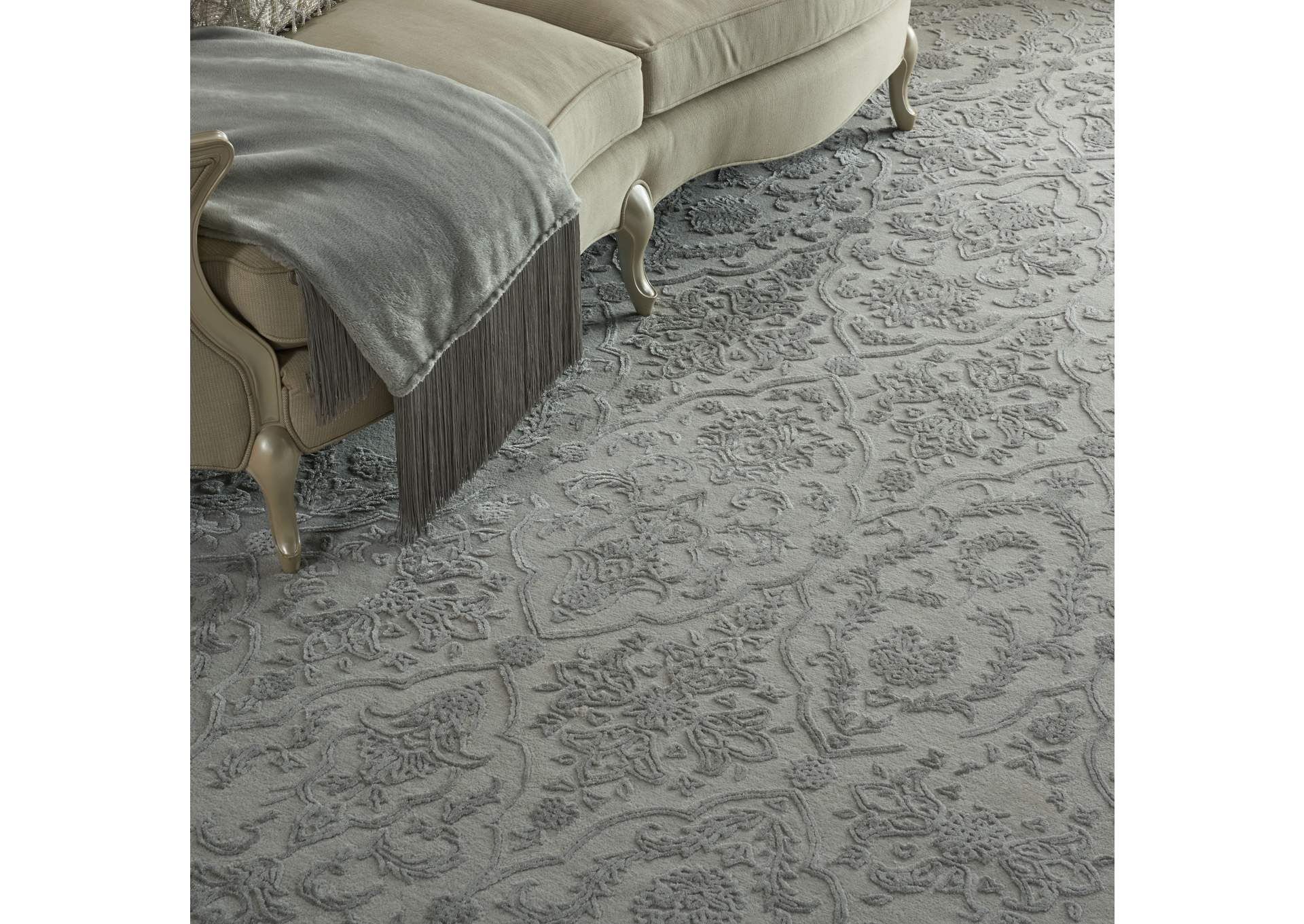 Nourison Opaline OPA15 Taupe 8'x10' Large Rug,Nourison
