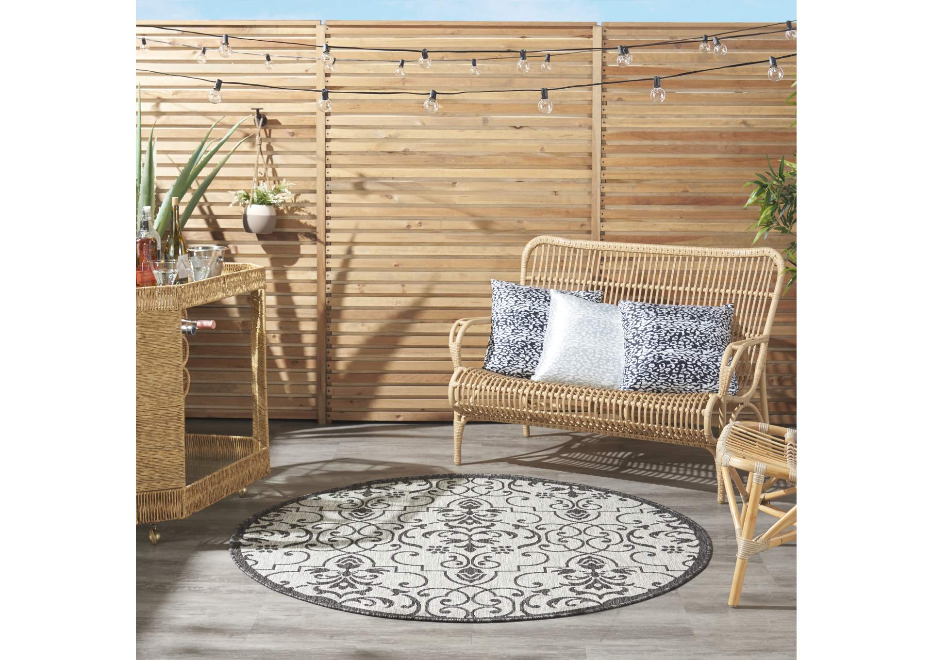 Nourison Country Side 5' Round Area Rug,Nourison