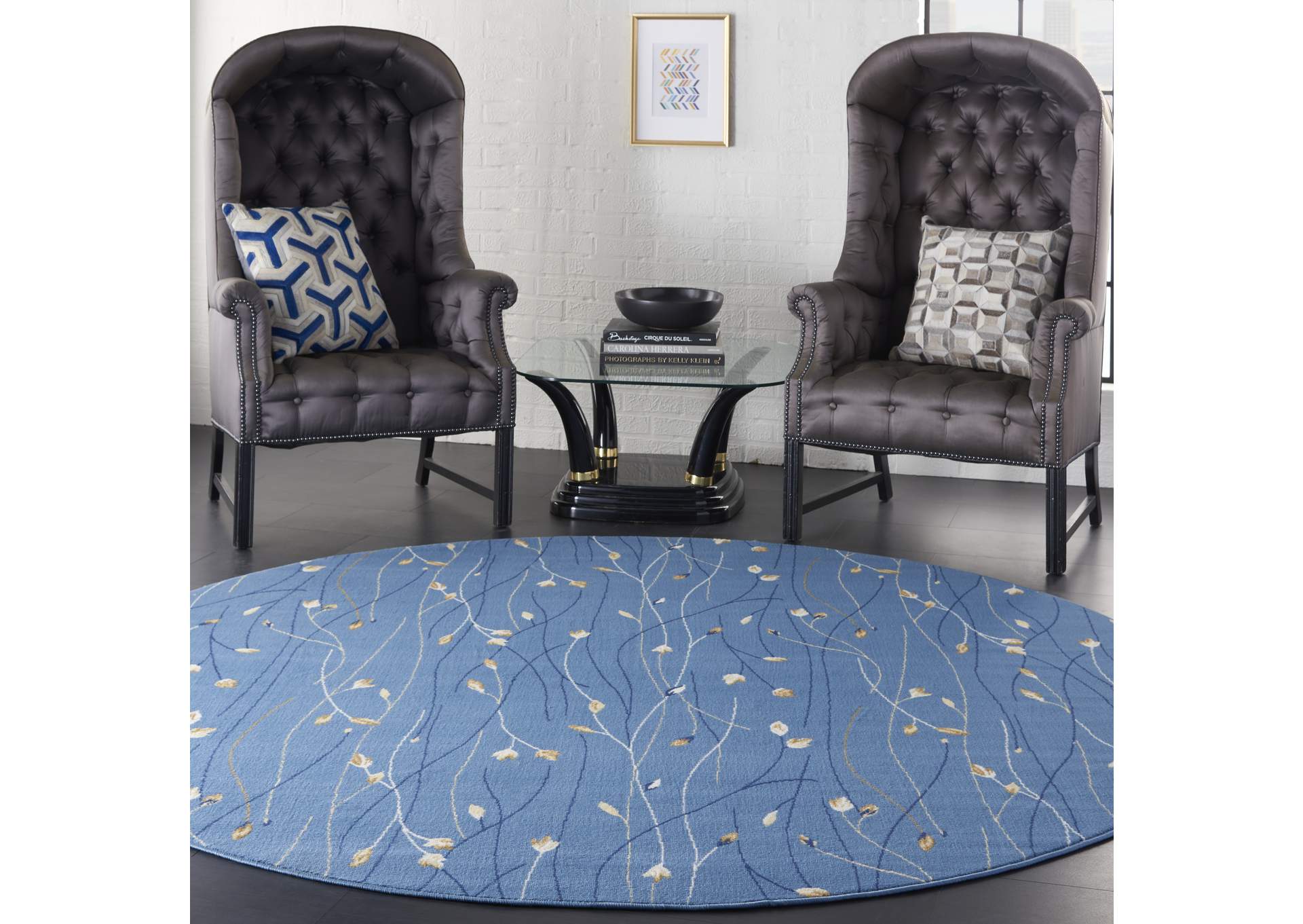 Nourison Grafix 8' Round Area Rug,Nourison