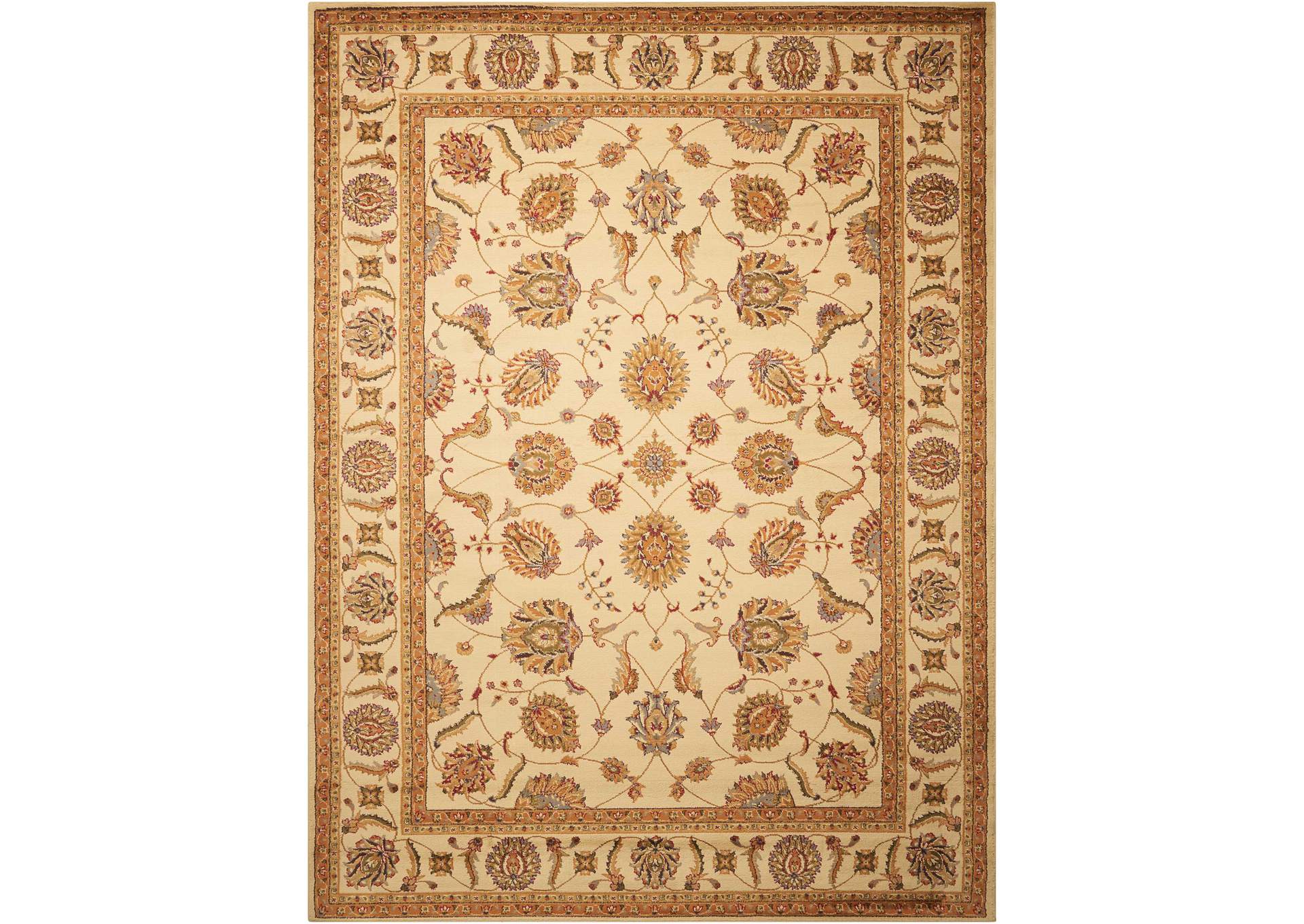 Nourison Paramount PAR09 Beige 5'x7' Area Rug,Nourison
