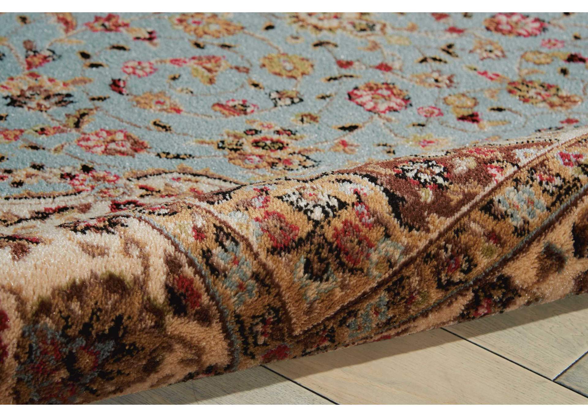 Nourison Delano DEL04 Blue 5'x7' Area Rug,Nourison
