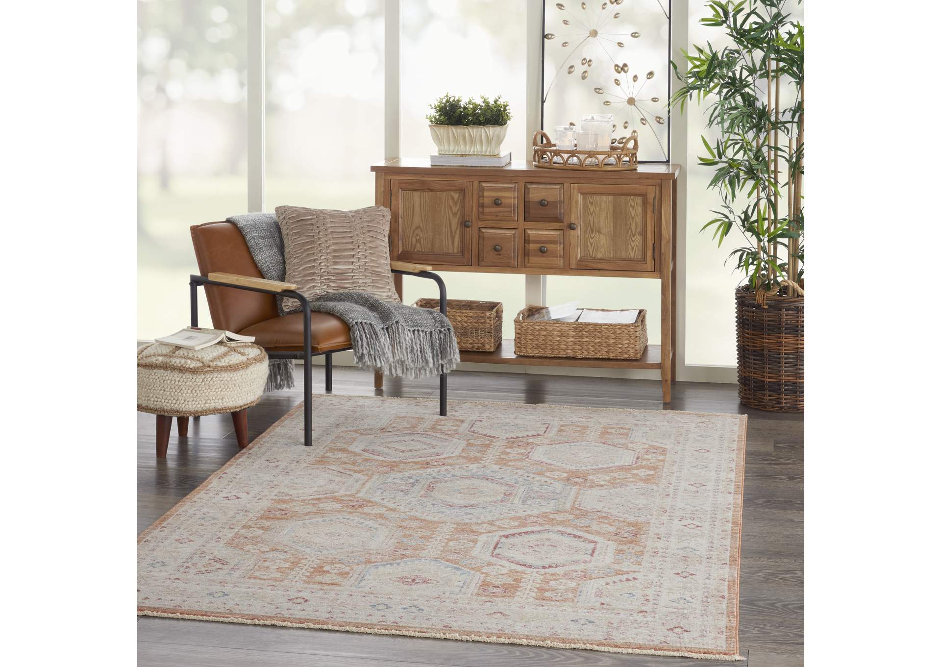 Nourison Homestead 5'x8' Traditional Area Rug,Nourison