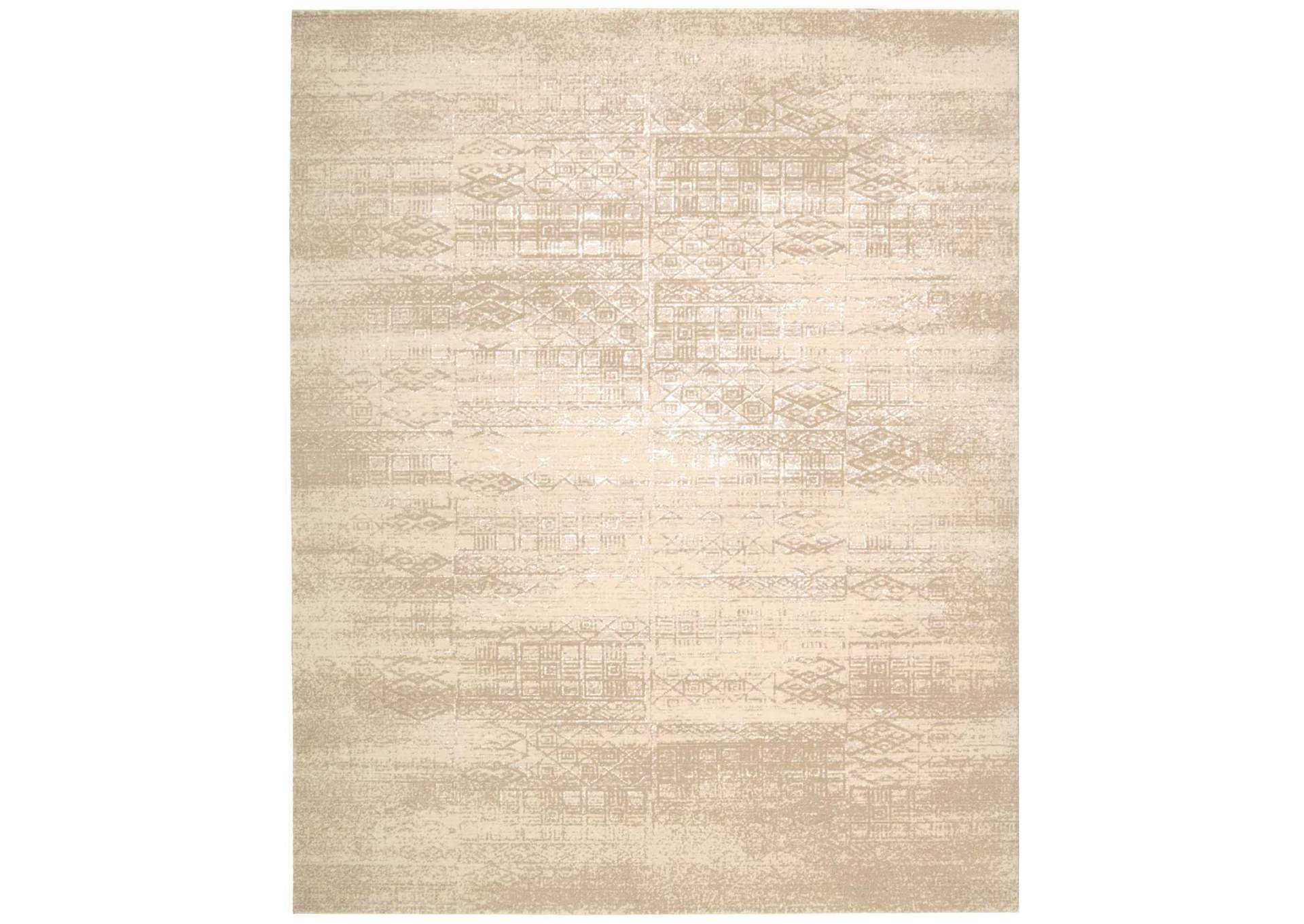 Nourison Silk Elements SKE21 White 5'x8' Area Rug,Nourison