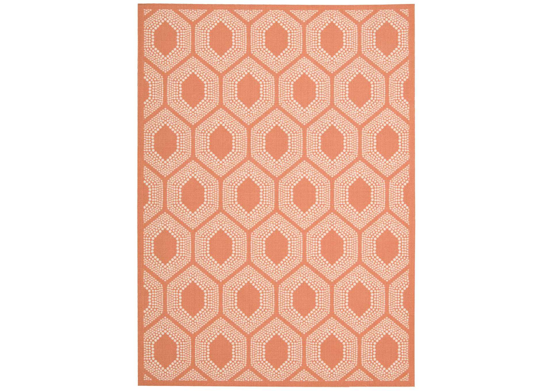 Waverly Sun N Shade SND26 Orange 10'x14' Rug,Nourison