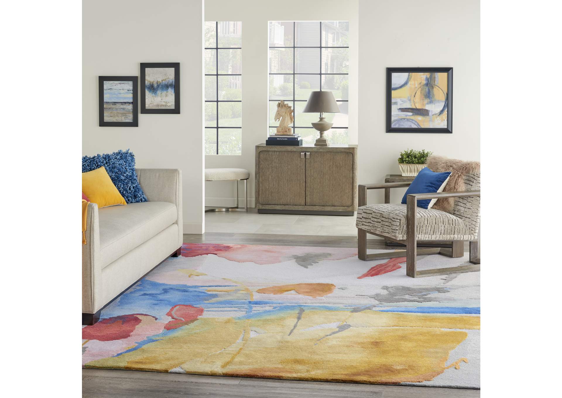 Nourison Symmetry 9' x 12' Area Rug,Nourison